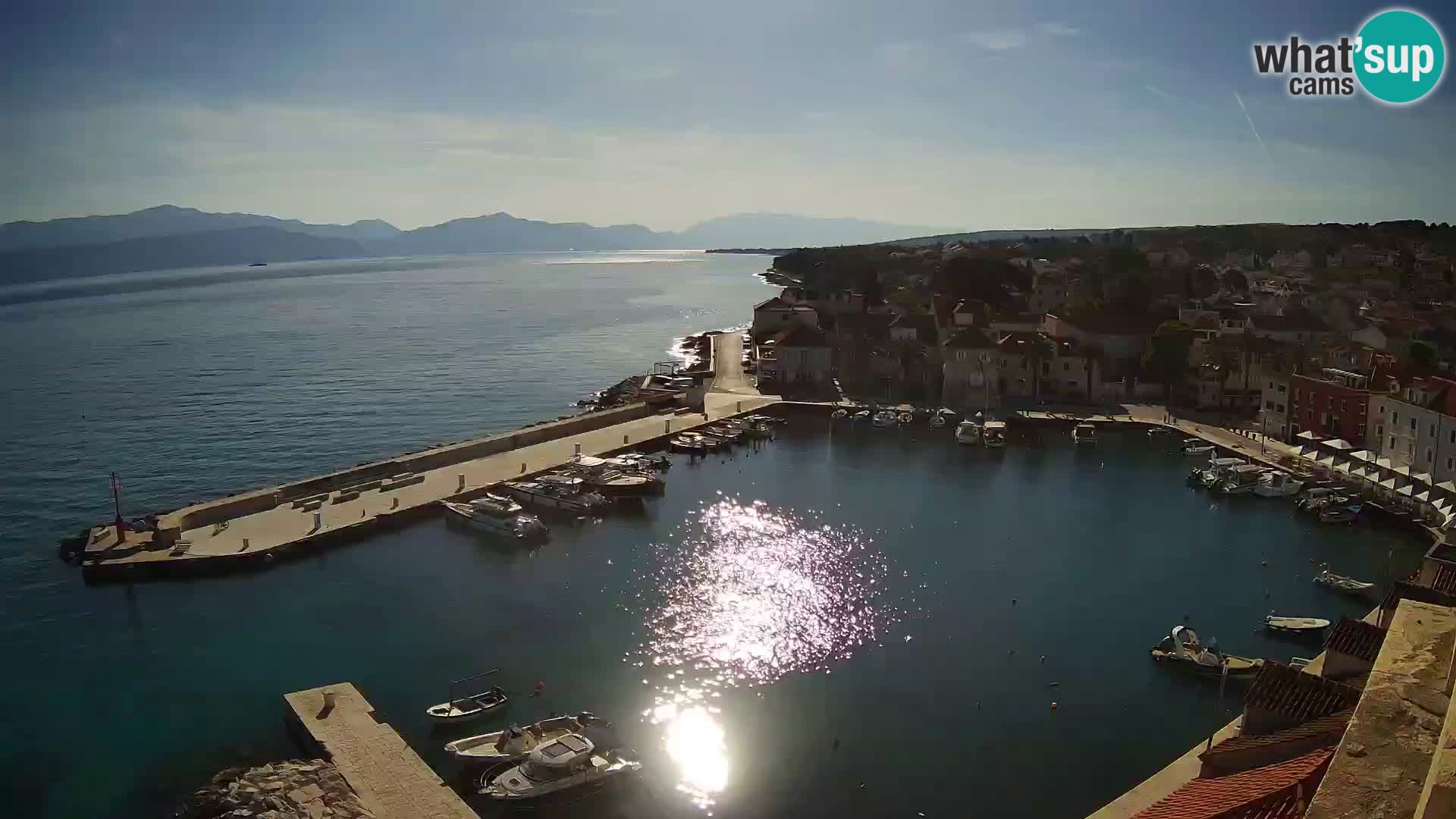 Webcam Sutivan Panorama – Vista en vivo desde la isla de Brač