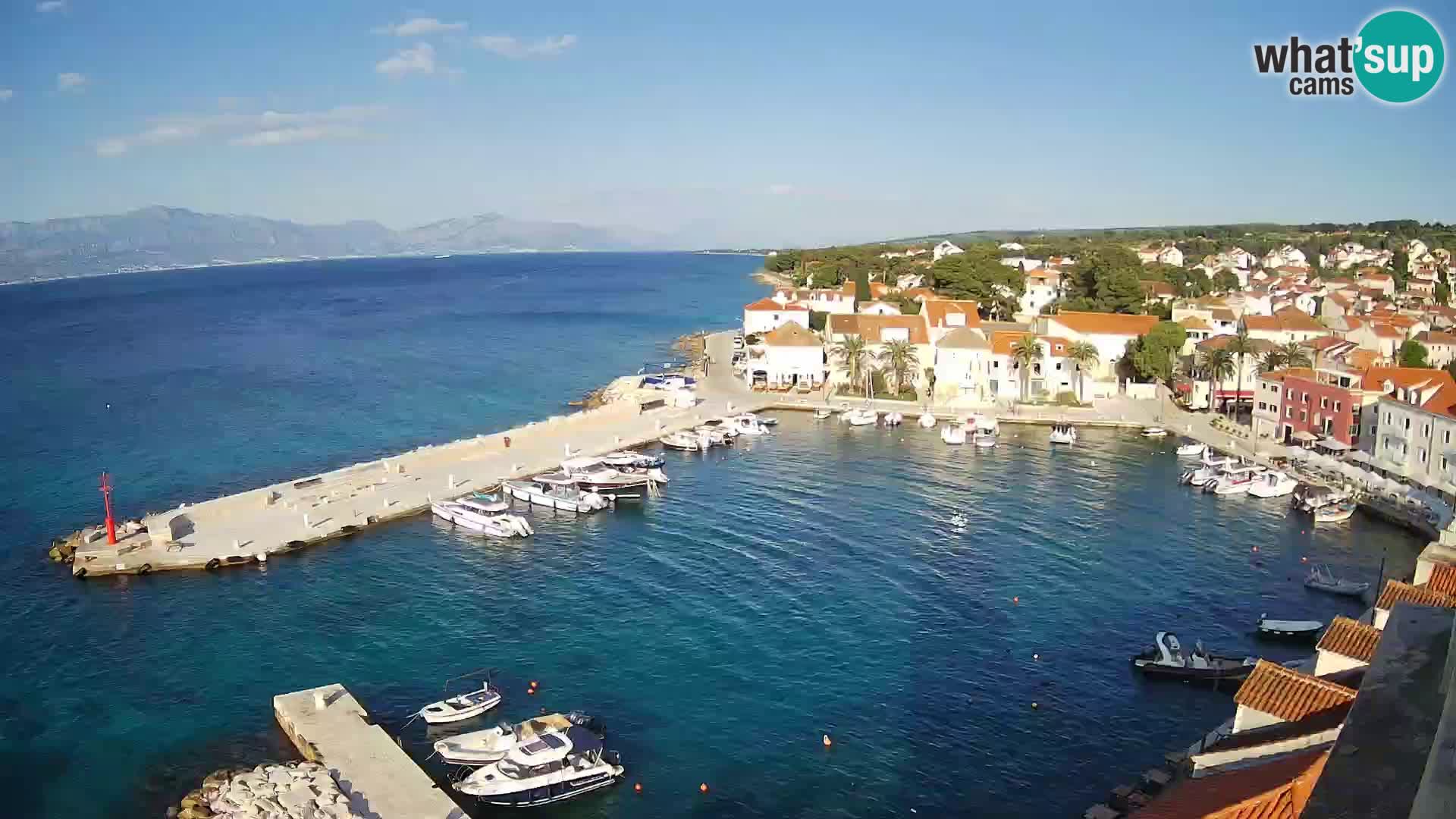 Webcam Sutivan Panorama – Liveblick von der Insel Brač