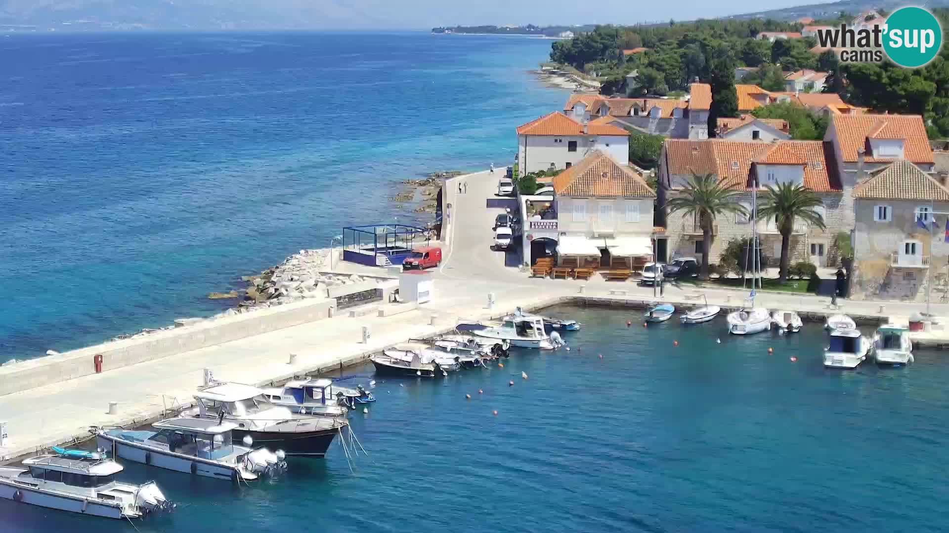 Webcam Sutivan Panorama – Vista en vivo desde la isla de Brač
