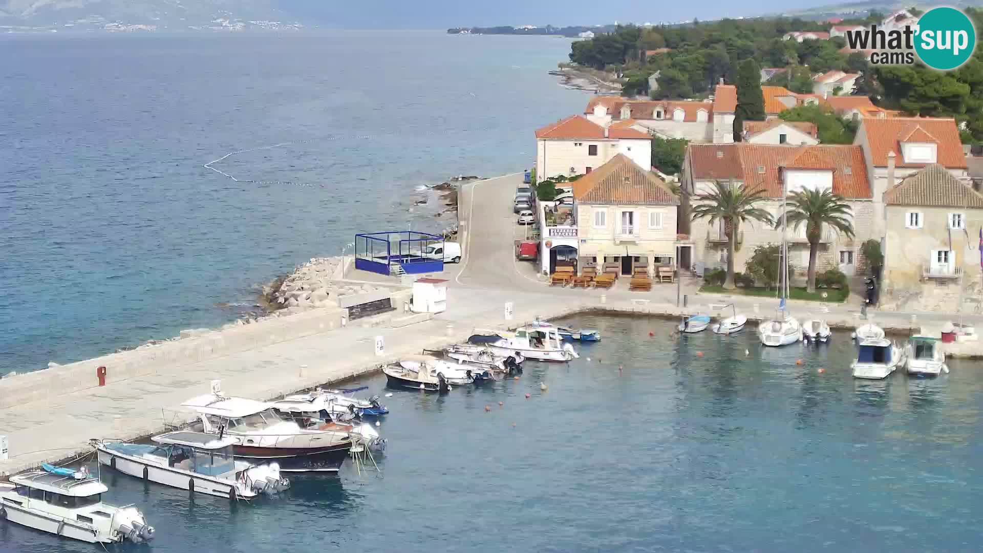 Webcam Sutivan panorama – Vista live dall’isola di Brač