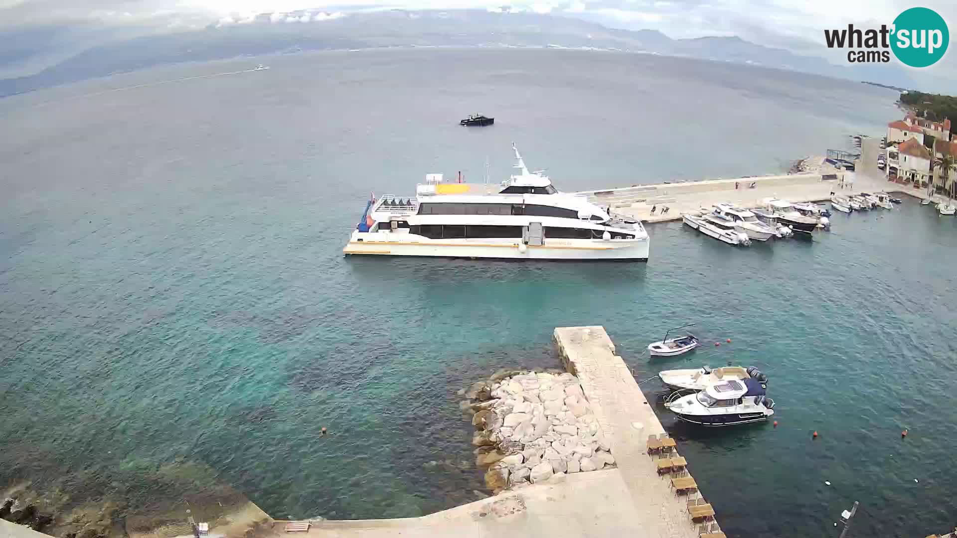 Webcam Sutivan panorama – Vista live dall’isola di Brač