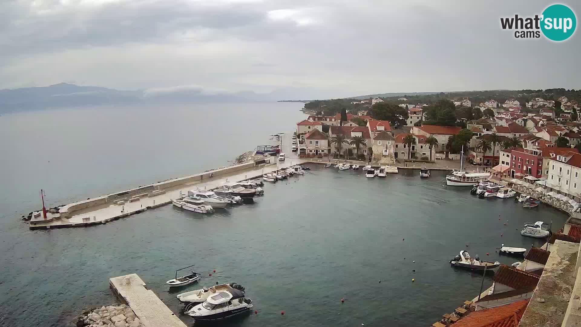 Webcam Sutivan panorama – Vista live dall’isola di Brač