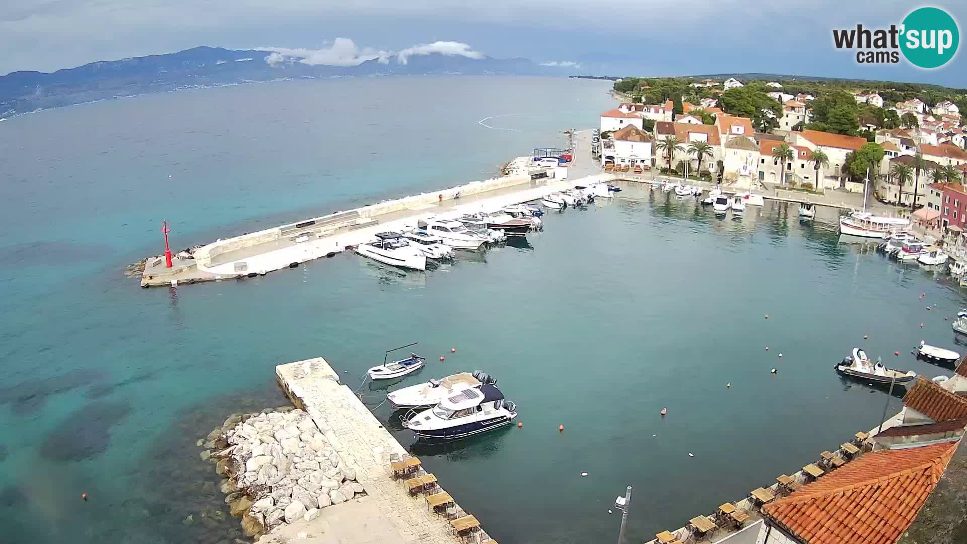 Webcam Sutivan Panorama – Vista en vivo desde la isla de Brač