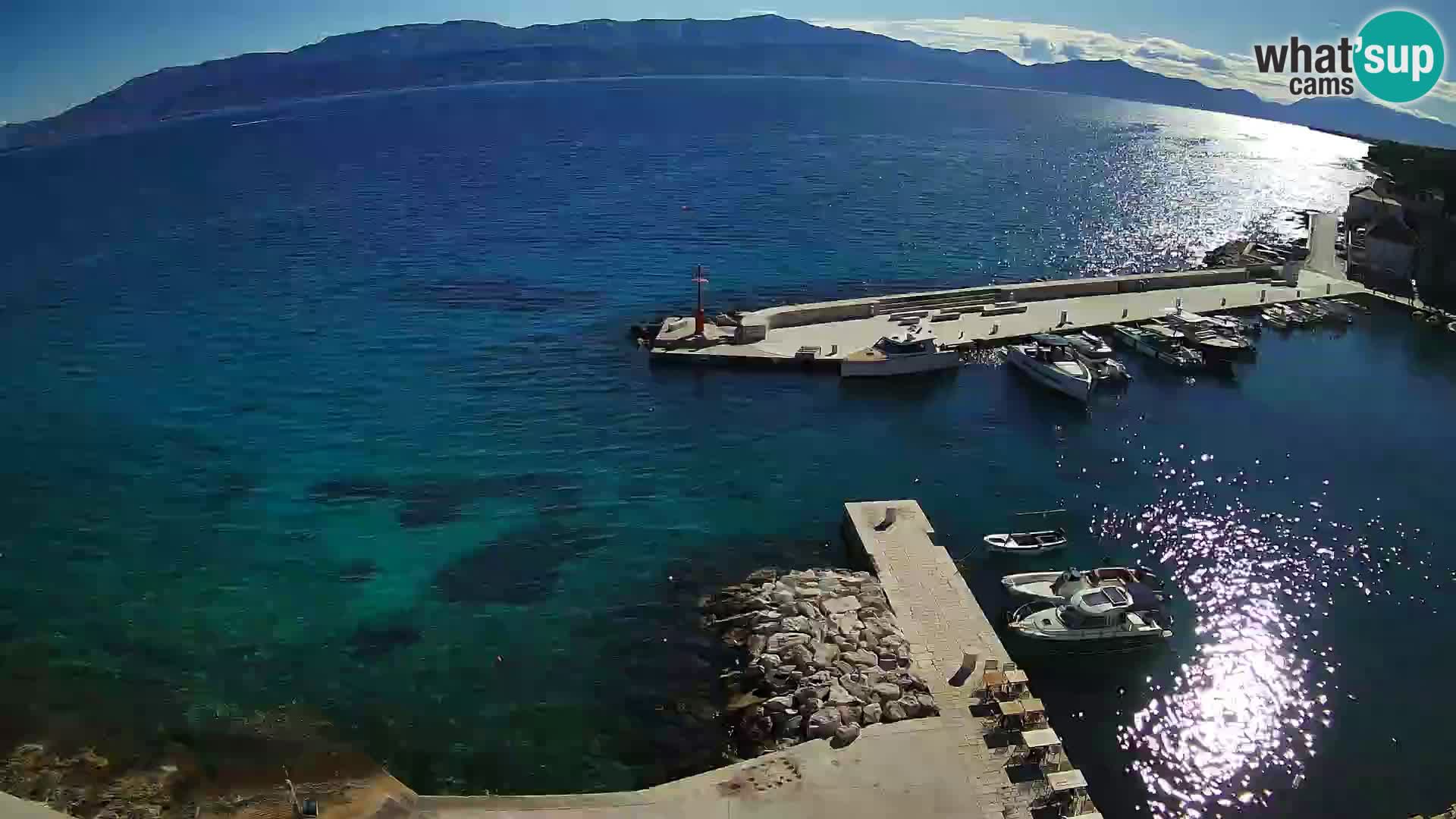 Web kamera Sutivan panorama – Pogled uživo s otoka Brača