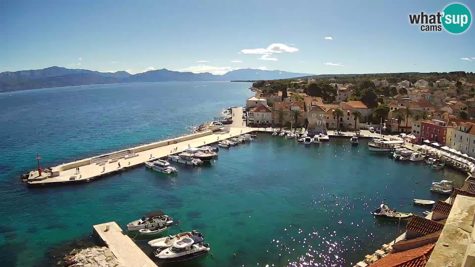 Webcam Sutivan Panorama – Vista en vivo desde la isla de Brač