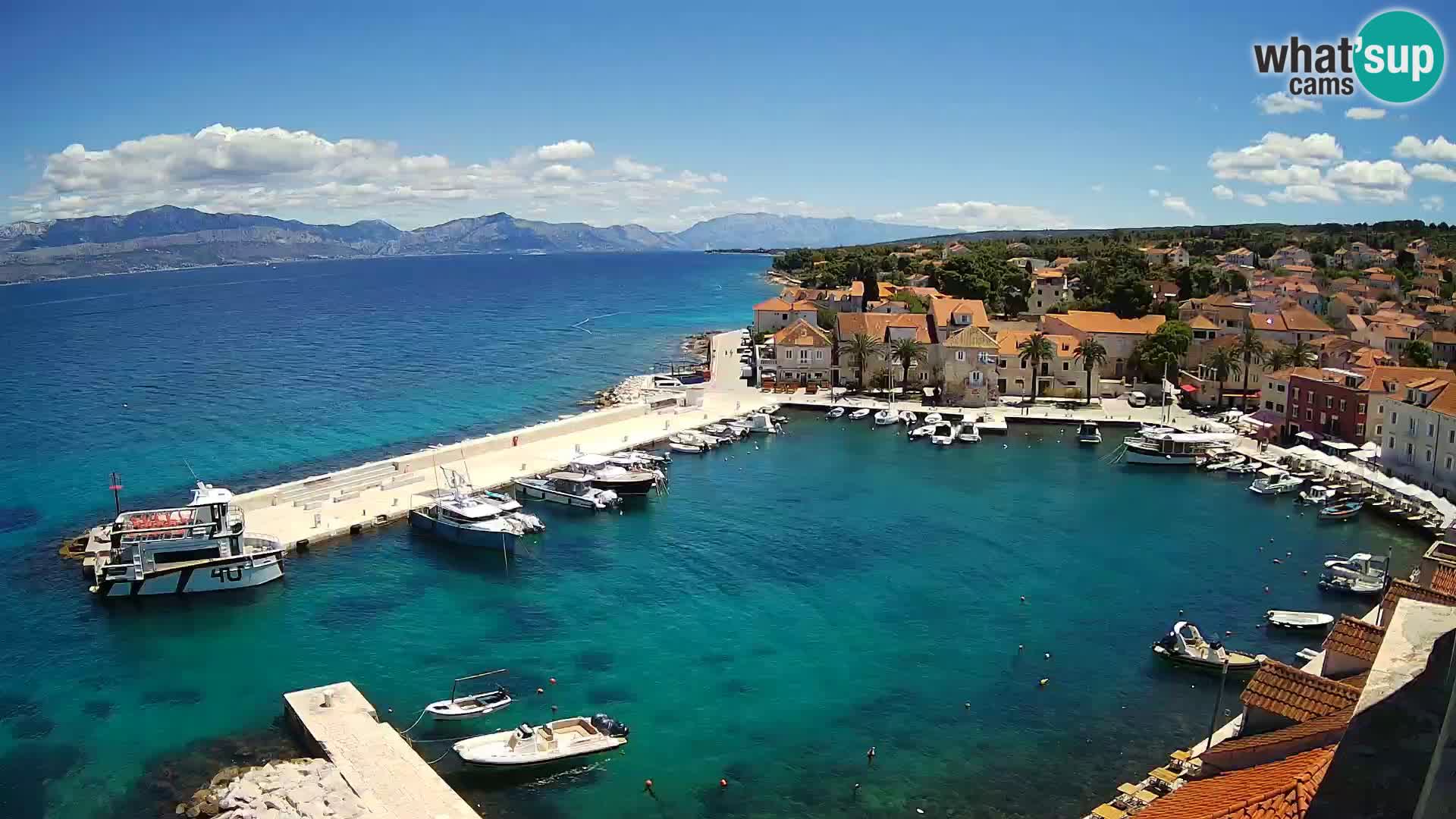 Webcam Sutivan Panorama – Liveblick von der Insel Brač