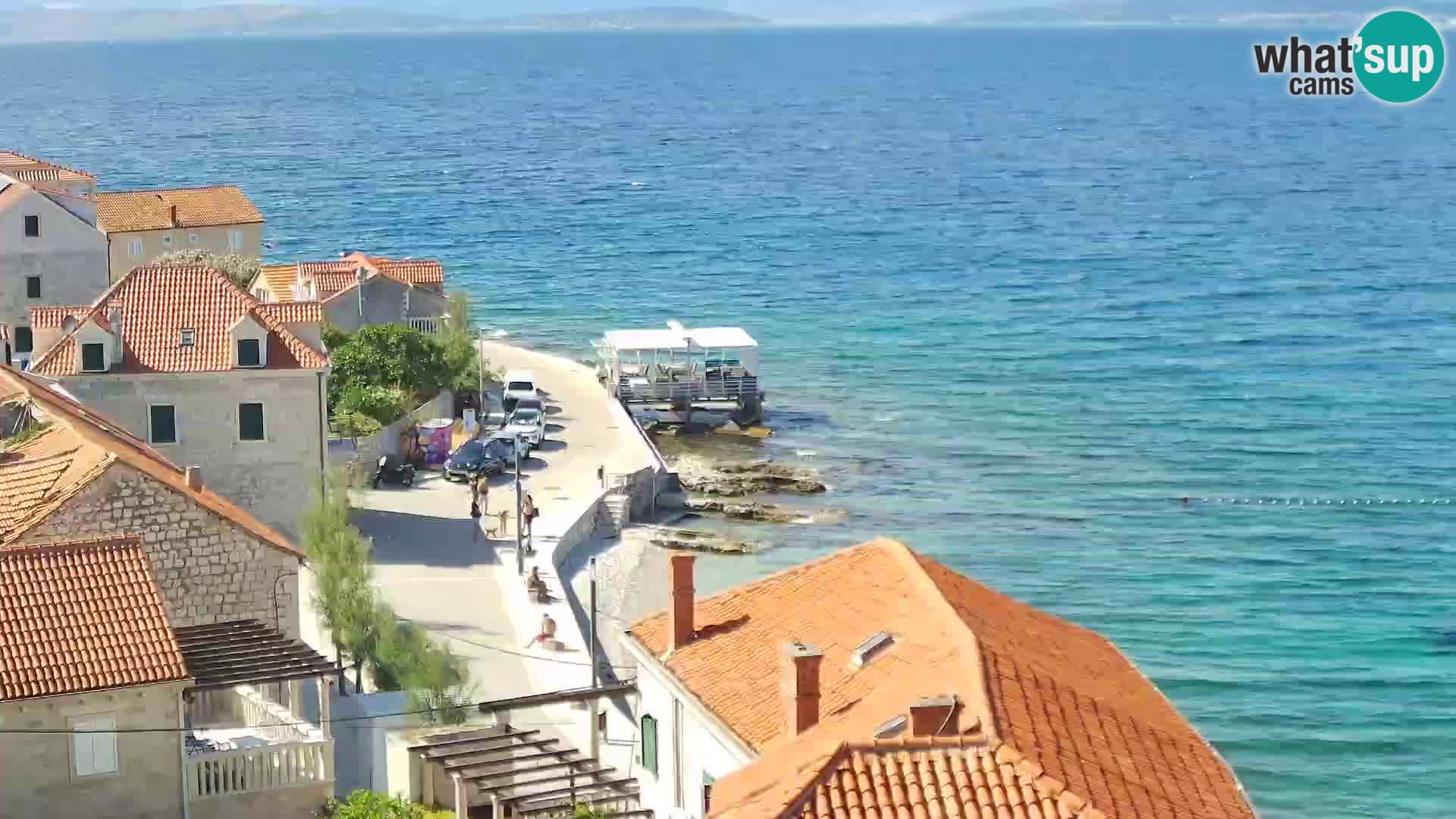 Spletna kamera Sutivan panorama – pogled v živo z otoka Brač