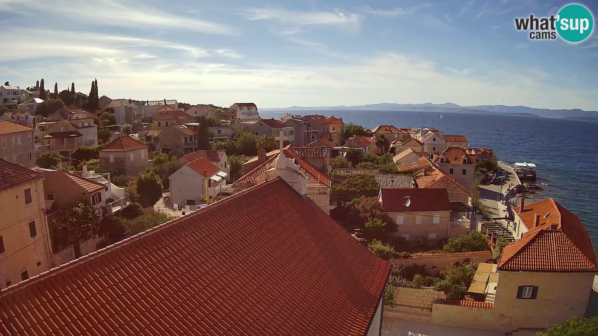 Webcam Sutivan panorama – Vista live dall’isola di Brač