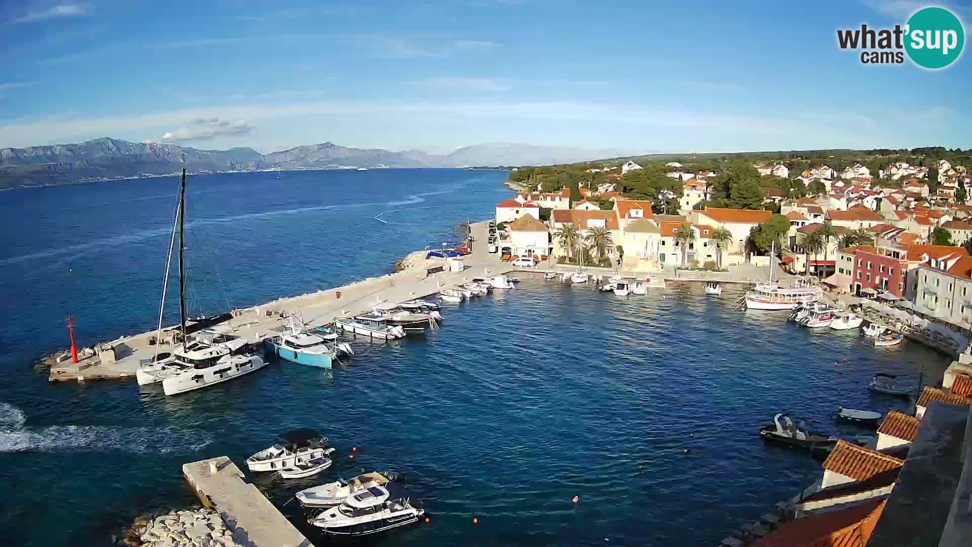 Webcam Sutivan Panorama – Vista en vivo desde la isla de Brač