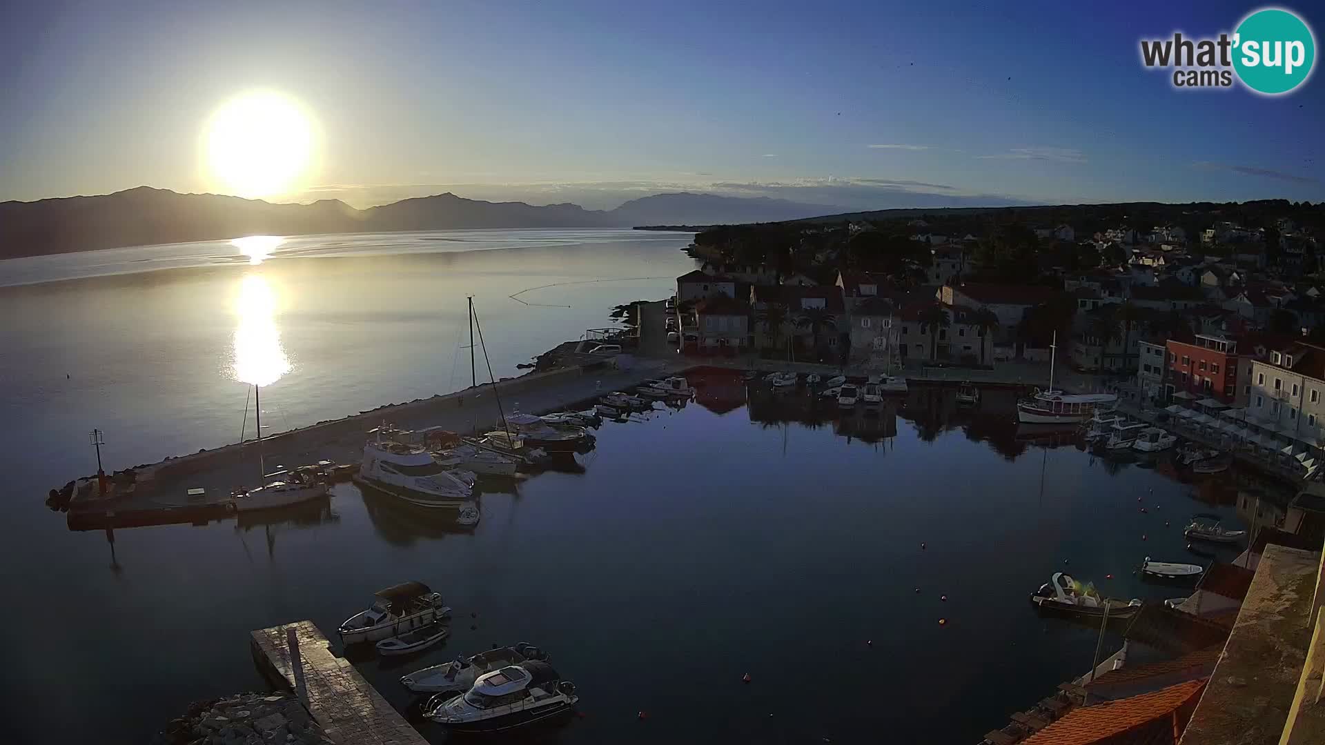 Webcam Sutivan panorama – Vista live dall’isola di Brač
