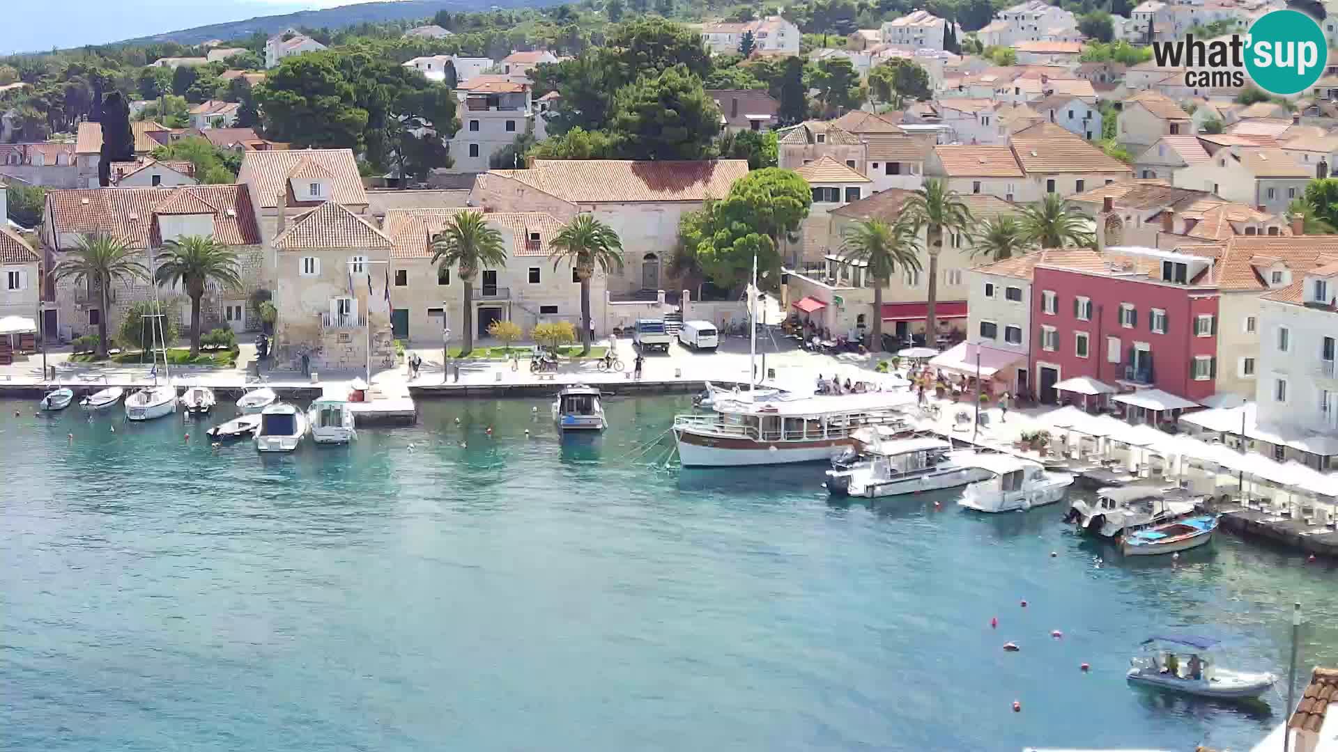 Spletna kamera Sutivan panorama – pogled v živo z otoka Brač