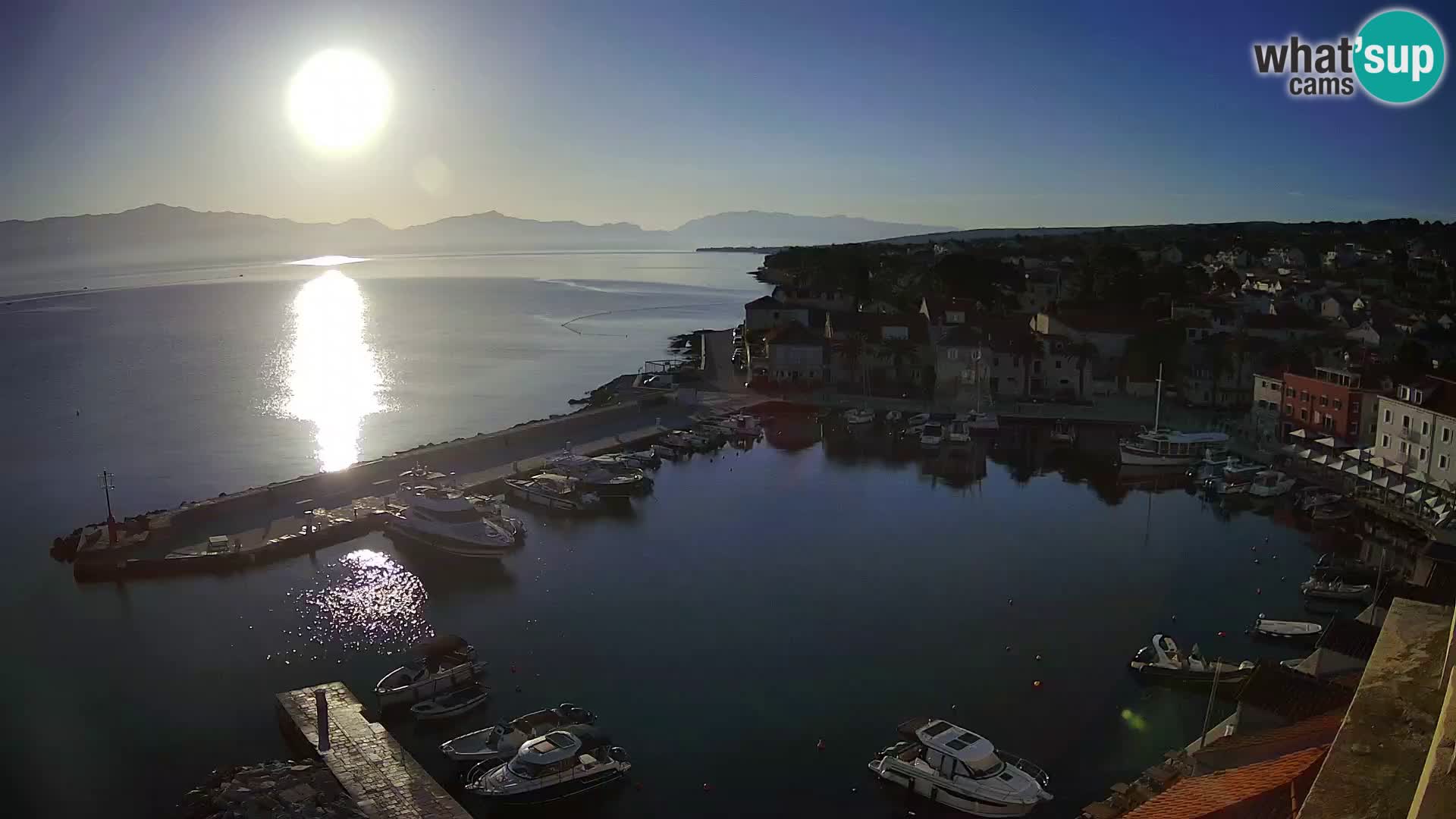 Webcam Sutivan Panorama – Vista en vivo desde la isla de Brač