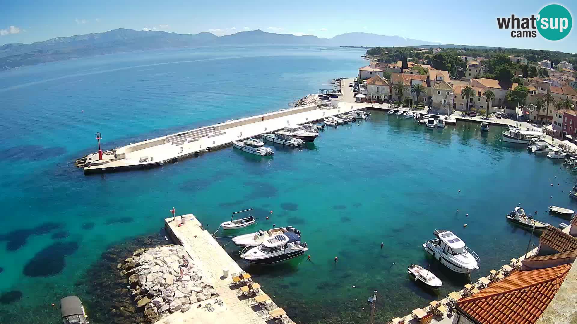 Web kamera Sutivan panorama – Pogled uživo s otoka Brača