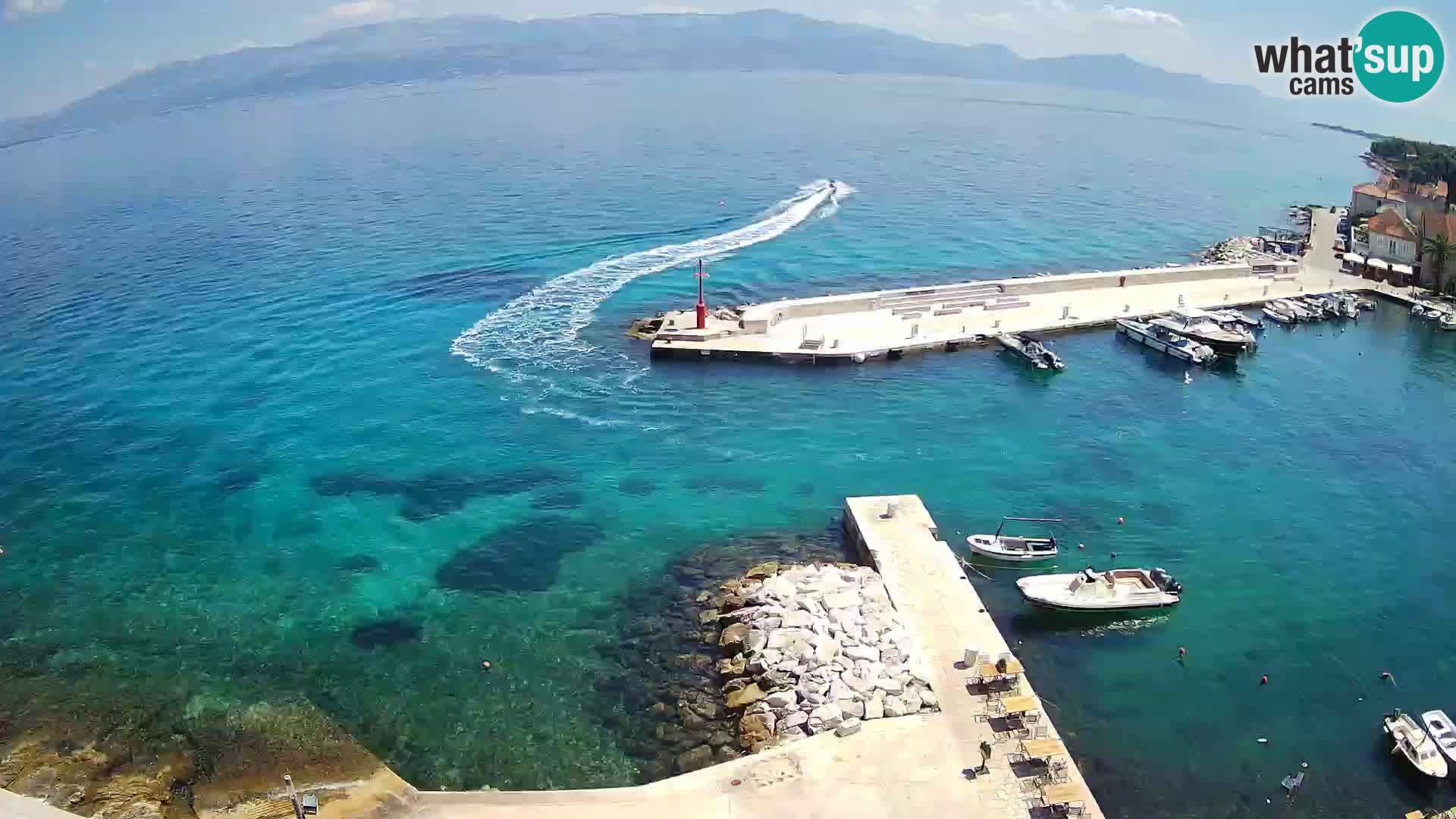 Webcam Sutivan panorama – Vista live dall’isola di Brač