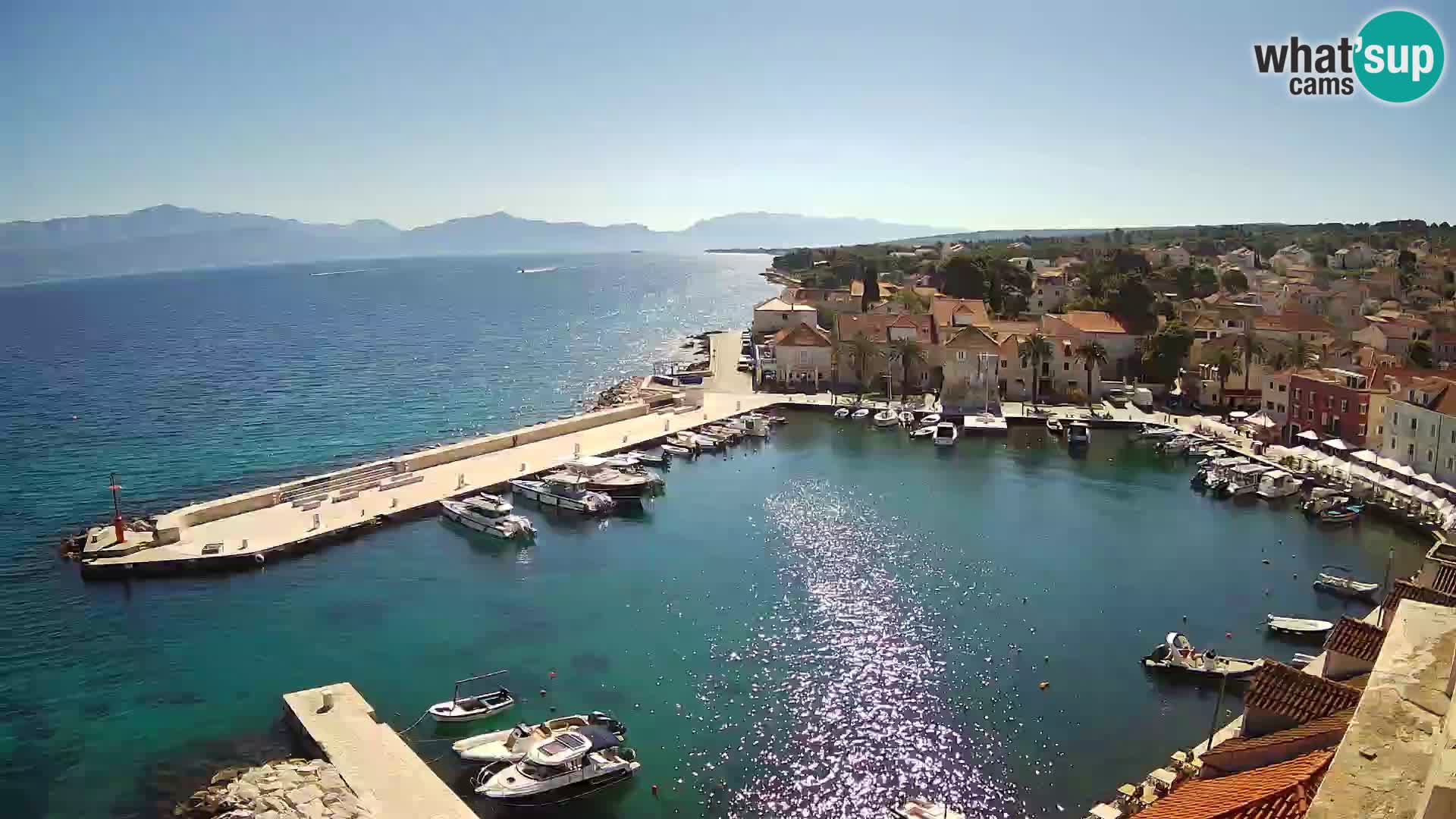 Webcam Sutivan panorama – Vista live dall’isola di Brač