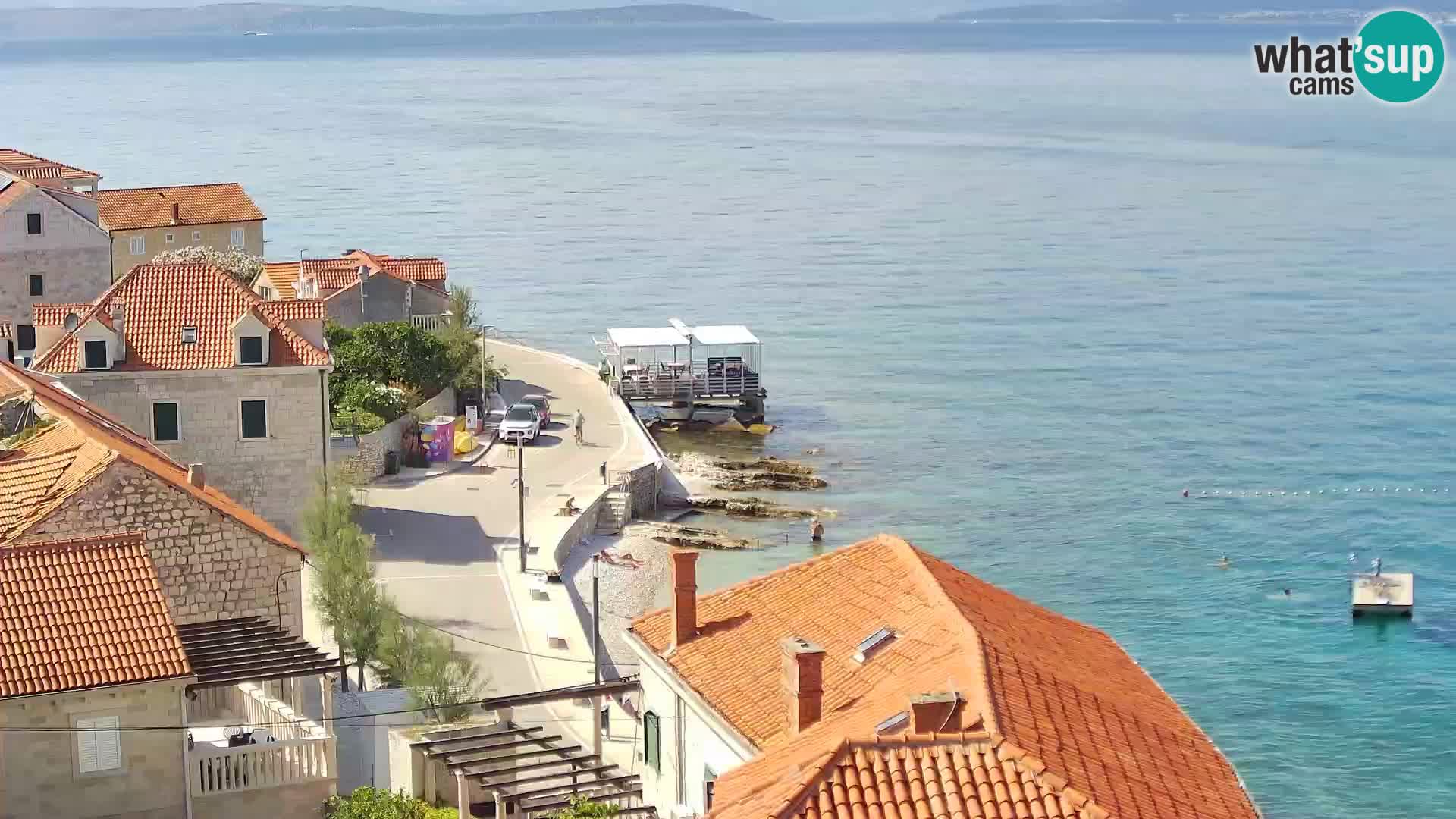 Web kamera Sutivan panorama – Pogled uživo s otoka Brača
