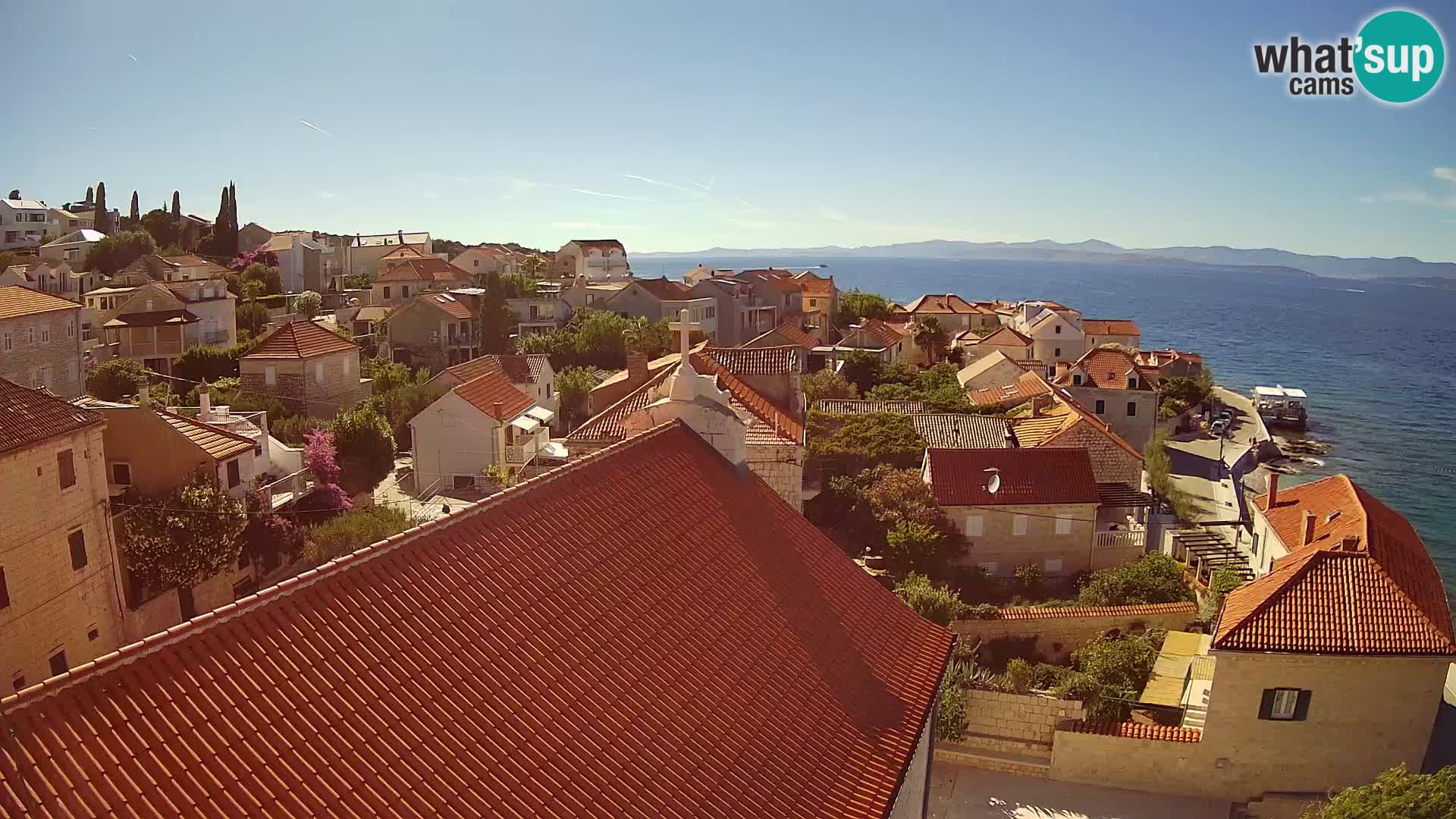 Web kamera Sutivan panorama – Pogled uživo s otoka Brača