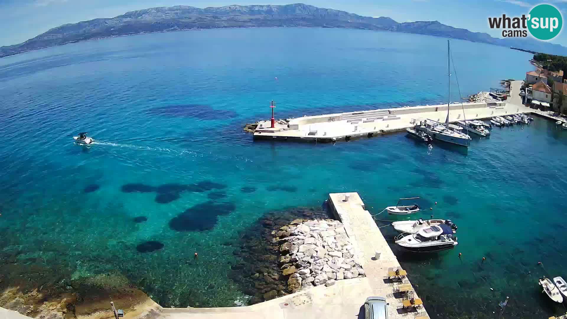 Webcam Sutivan Panorama – Vista en vivo desde la isla de Brač