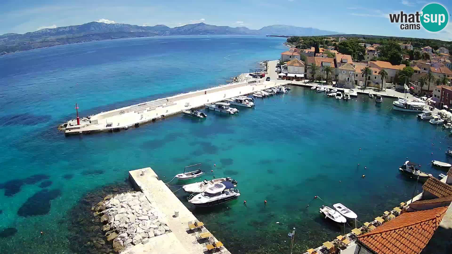 Webcam Sutivan Panorama – Vue en direct depuis l’île de Brač