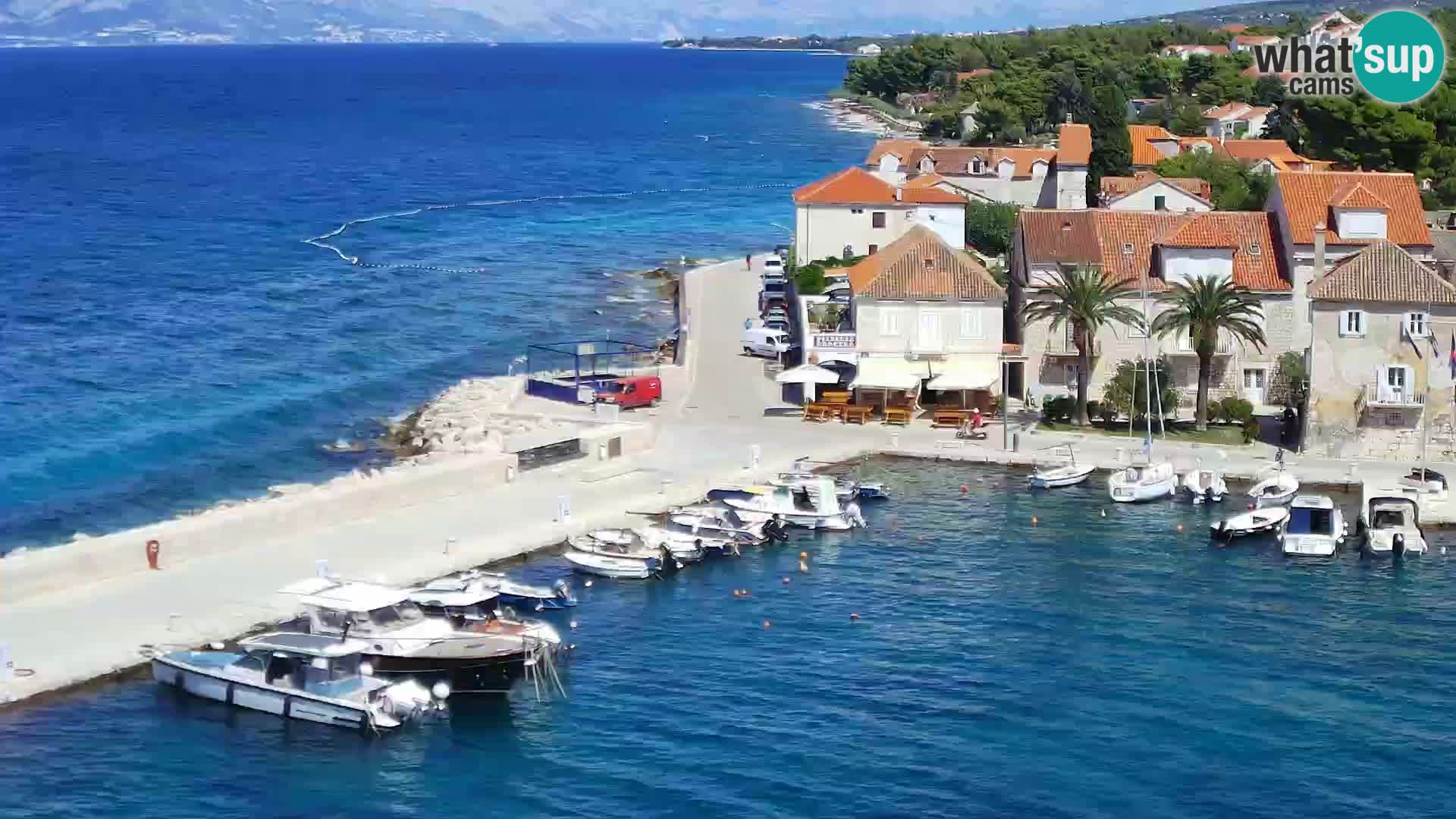 Webcam Sutivan panorama – Vista live dall’isola di Brač