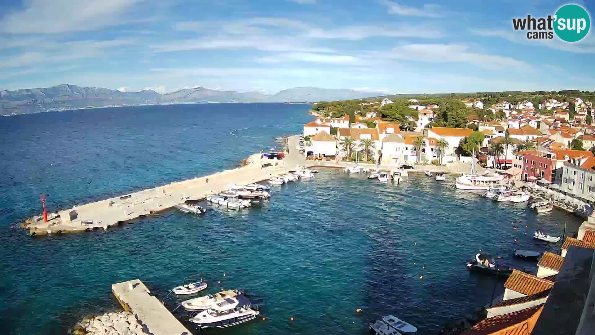 Webcam Sutivan panorama – Vista live dall’isola di Brač