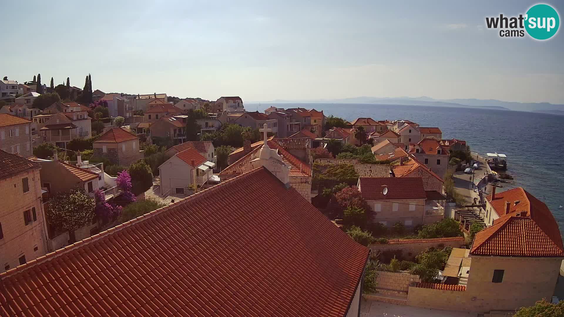 Webcam Sutivan panorama – Vista live dall’isola di Brač