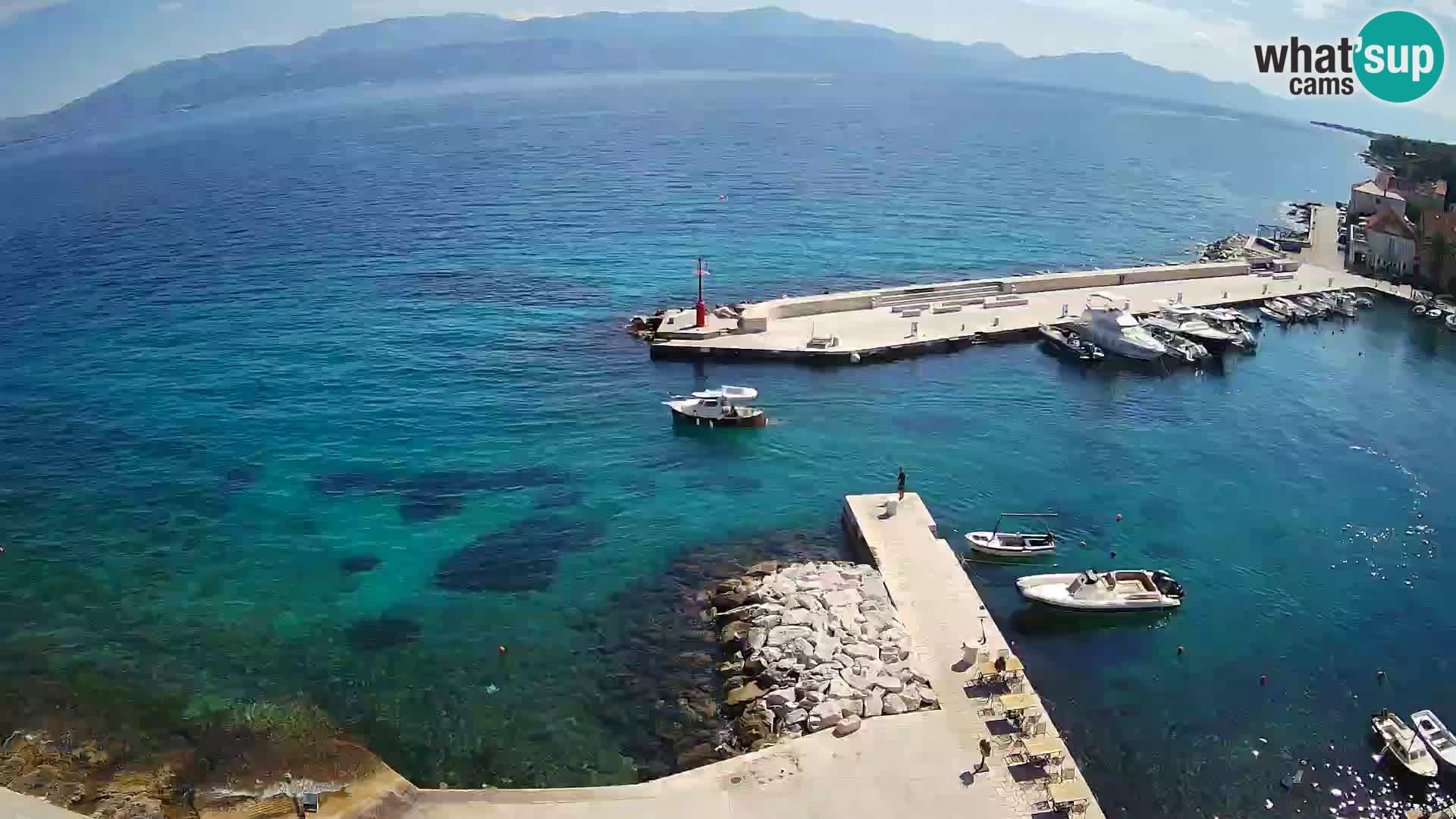 Webcam Sutivan Panorama – Vue en direct depuis l’île de Brač