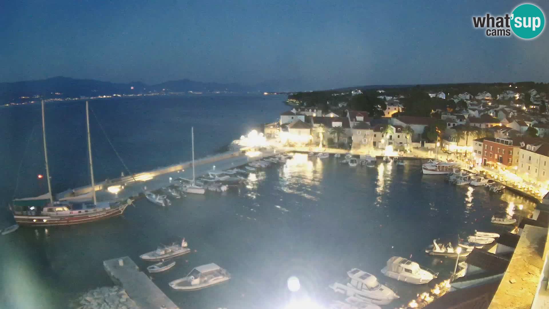 Webcam Sutivan panorama – Vista live dall’isola di Brač