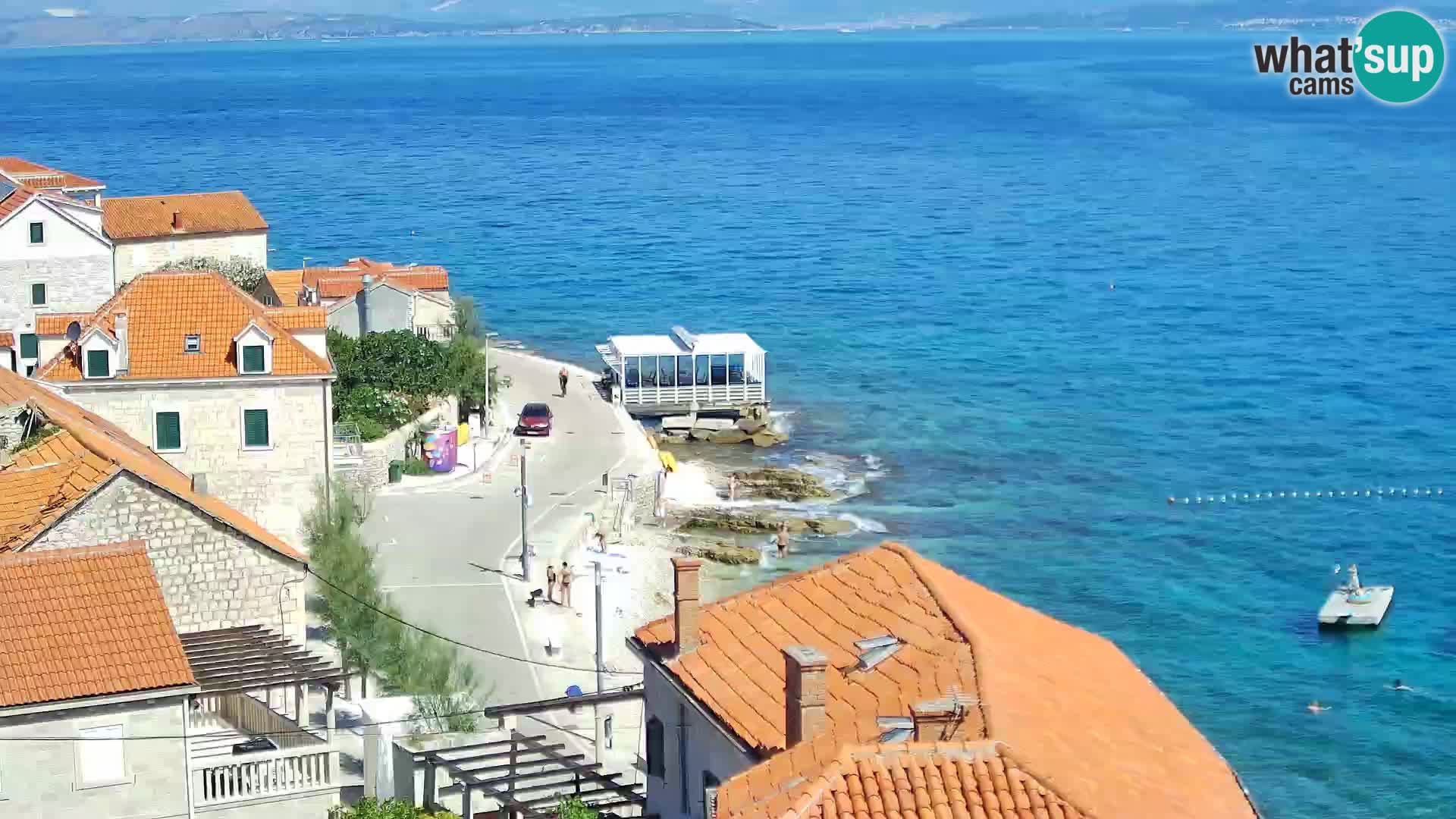 Web kamera Sutivan panorama – Pogled uživo s otoka Brača