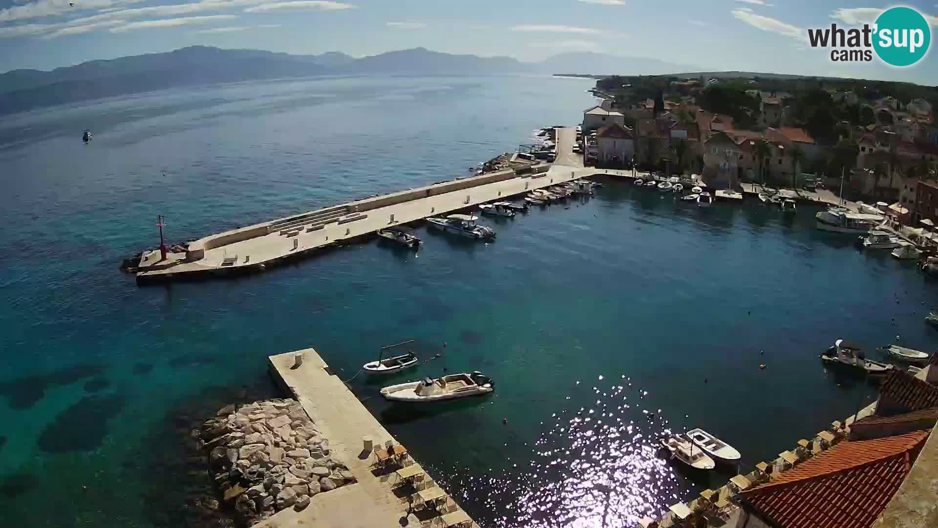 Webcam Sutivan Panorama – Vista en vivo desde la isla de Brač