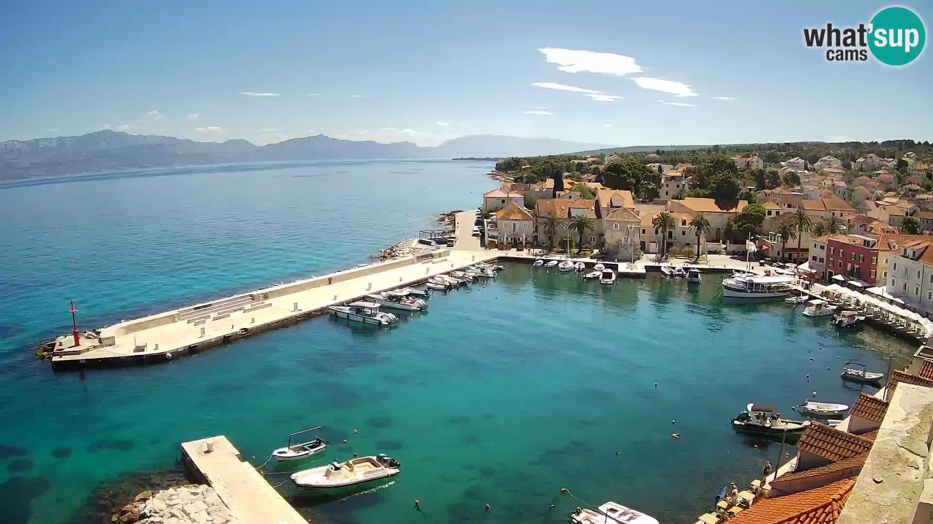 Webcam Sutivan Panorama – Liveblick von der Insel Brač