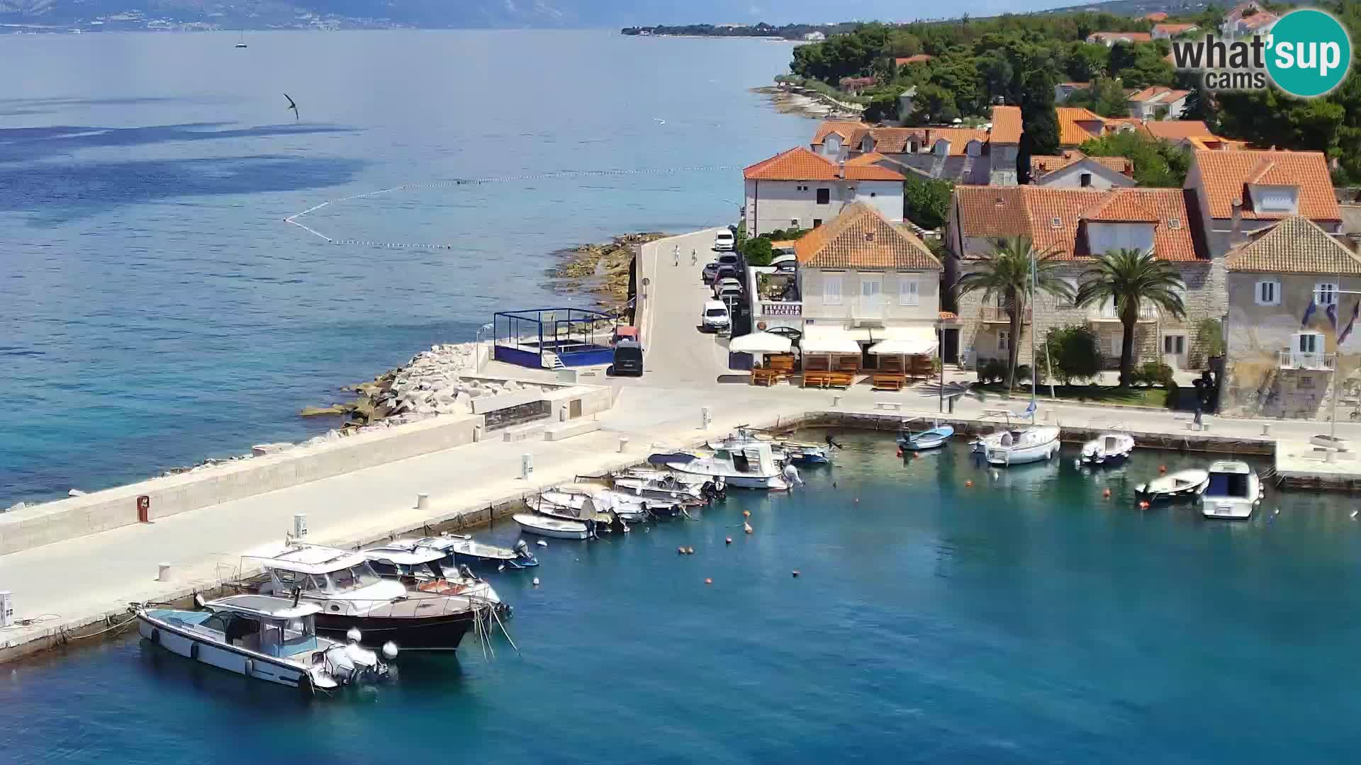 Webcam Sutivan Panorama – Vista en vivo desde la isla de Brač