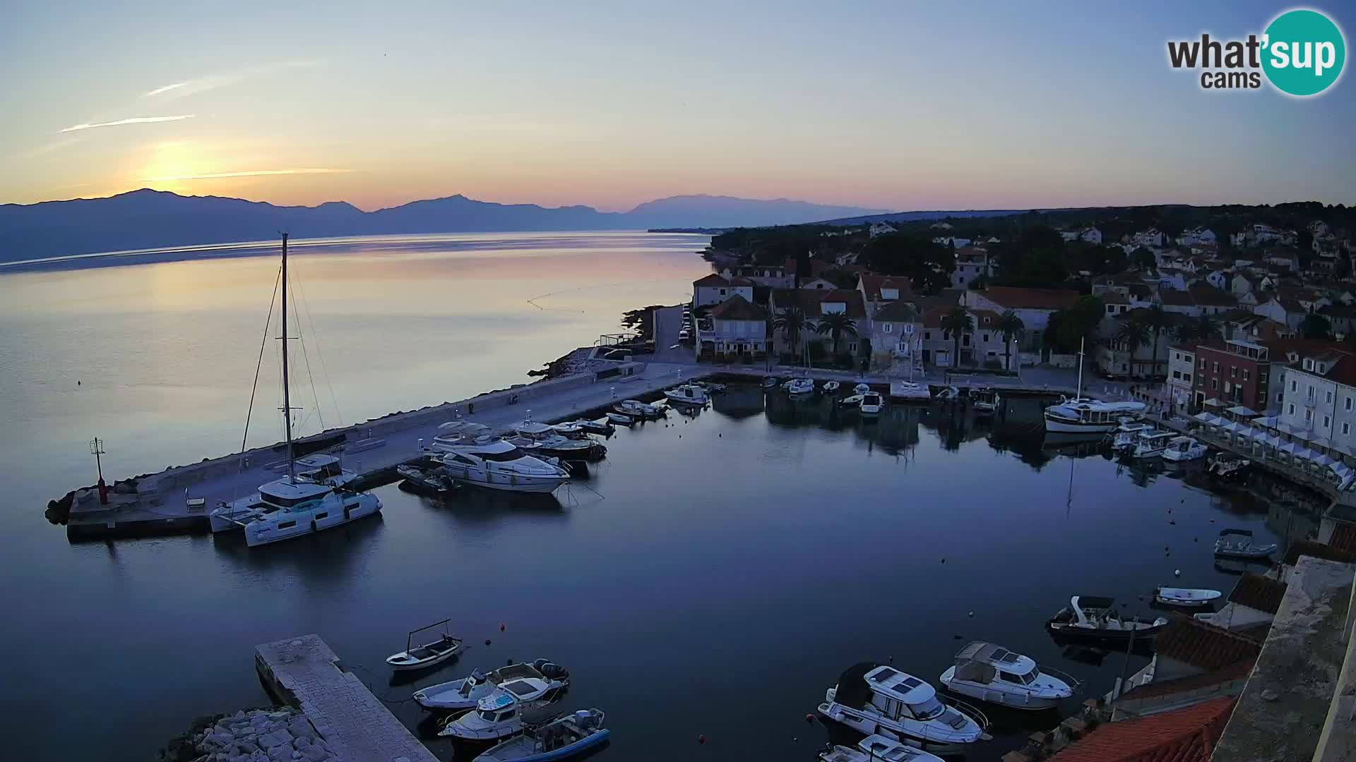 Webcam Sutivan Panorama – Vista en vivo desde la isla de Brač
