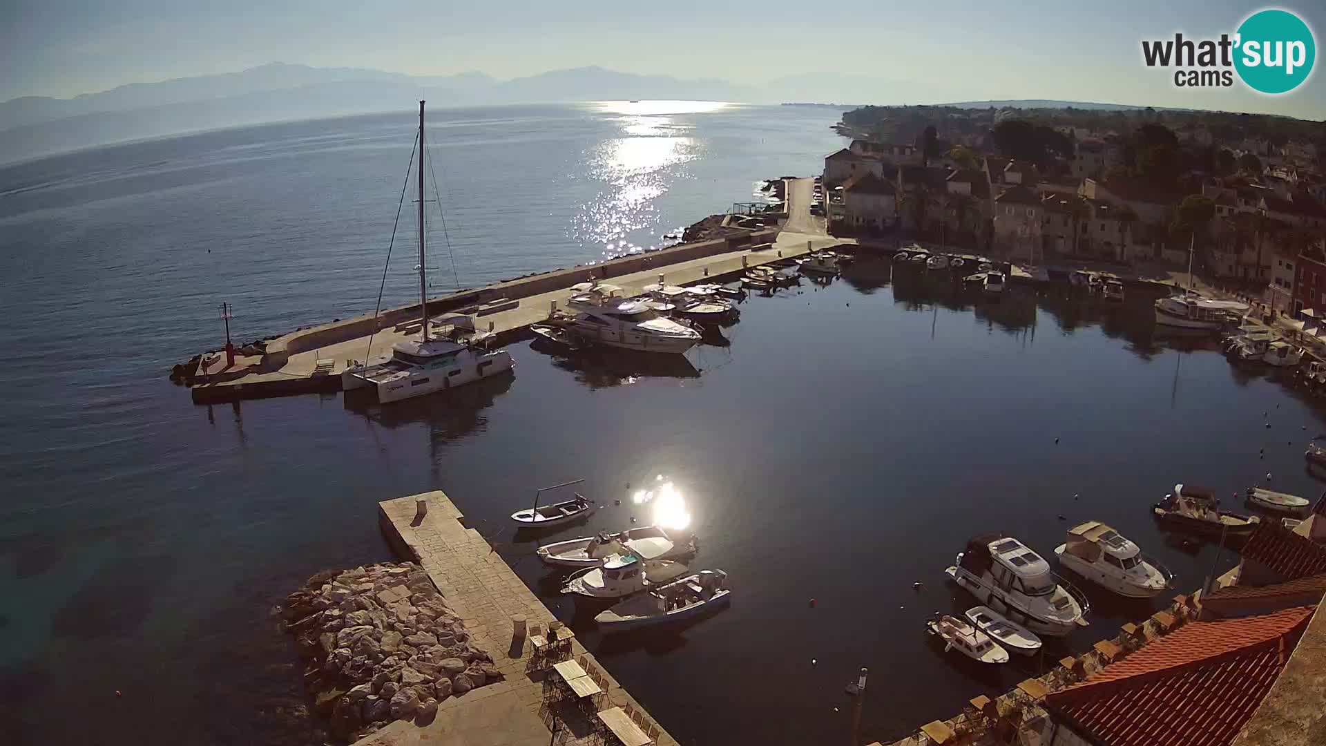 Webcam Sutivan panorama – Vista live dall’isola di Brač
