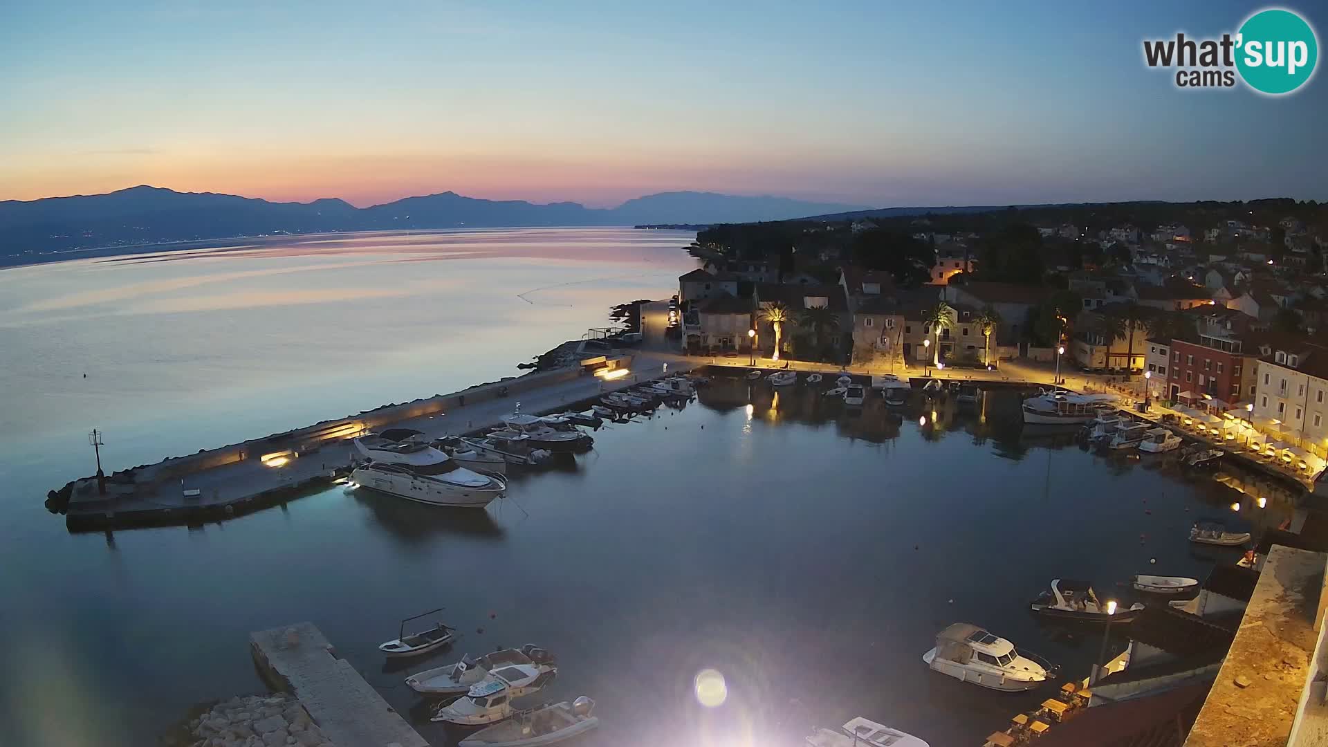 Webcam Sutivan panorama – Vista live dall’isola di Brač