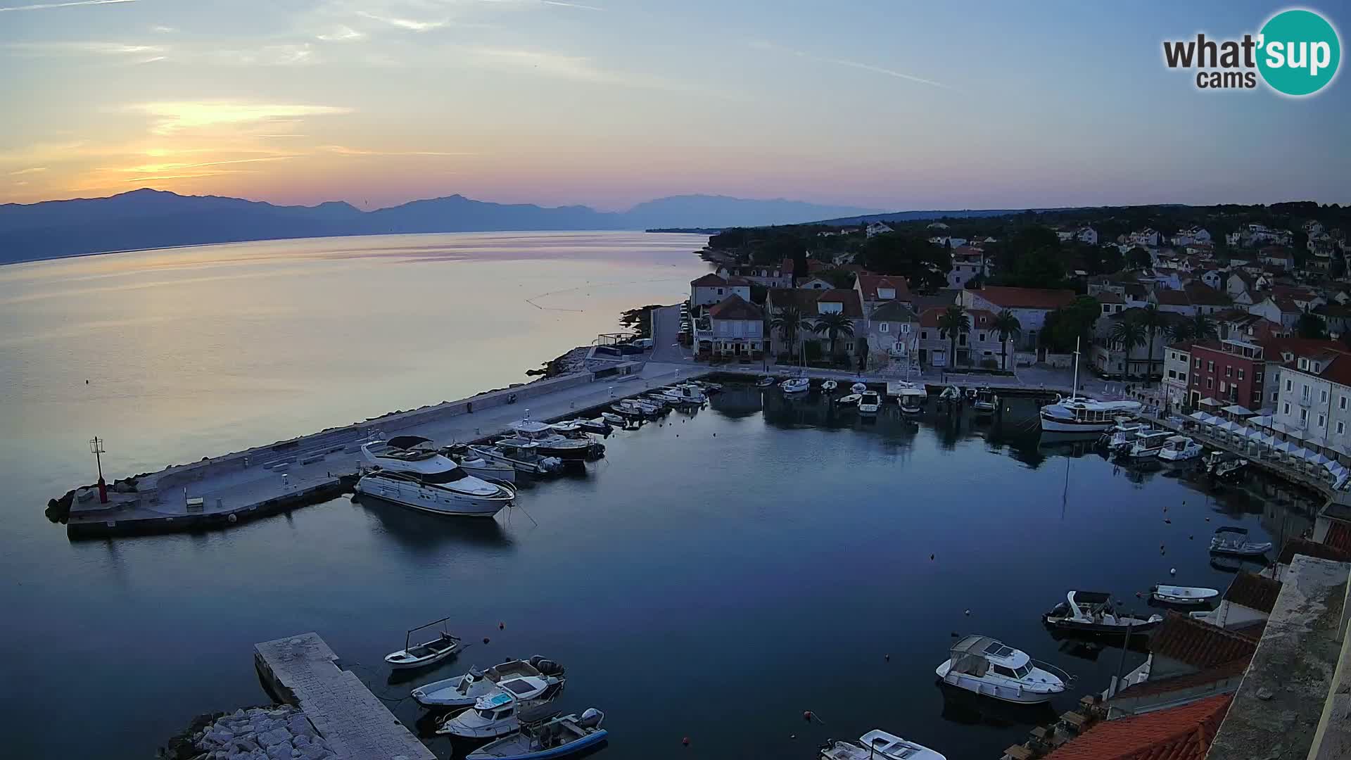 Webcam Sutivan Panorama – Vista en vivo desde la isla de Brač