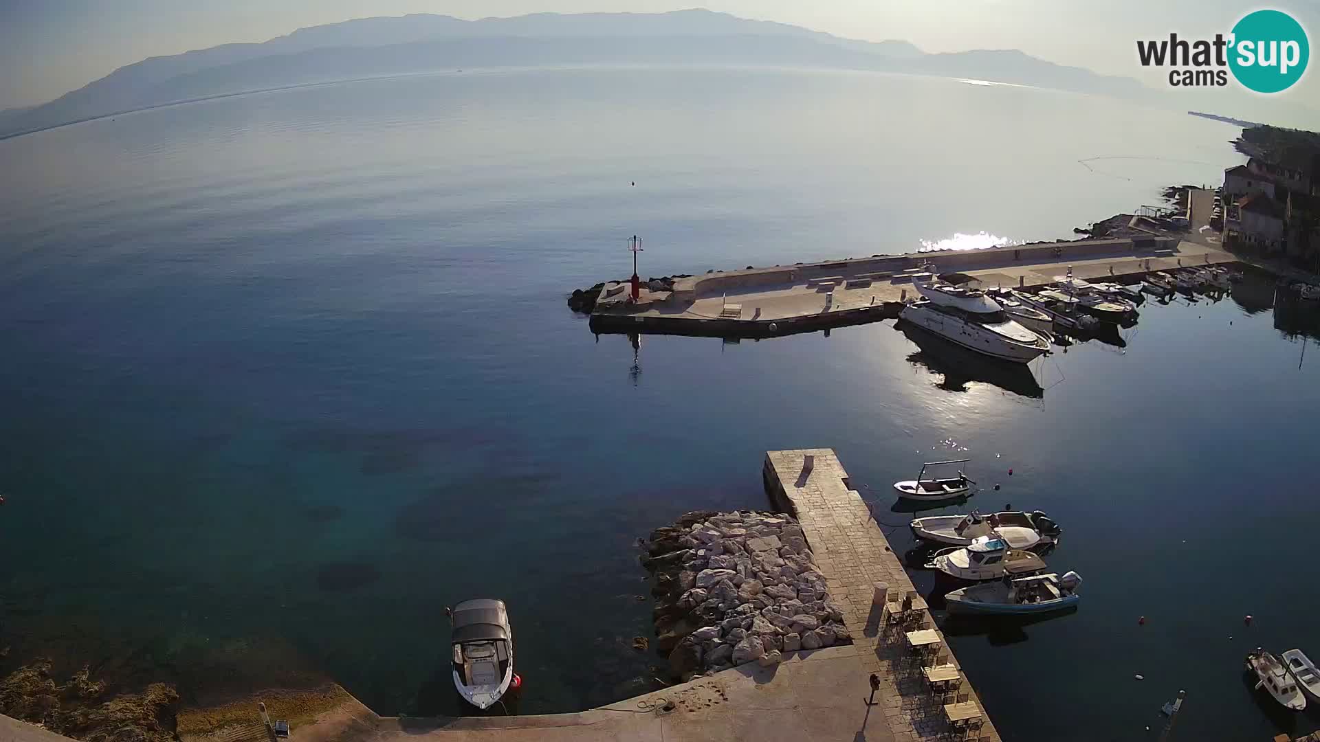 Webcam Sutivan panorama – Vista live dall’isola di Brač