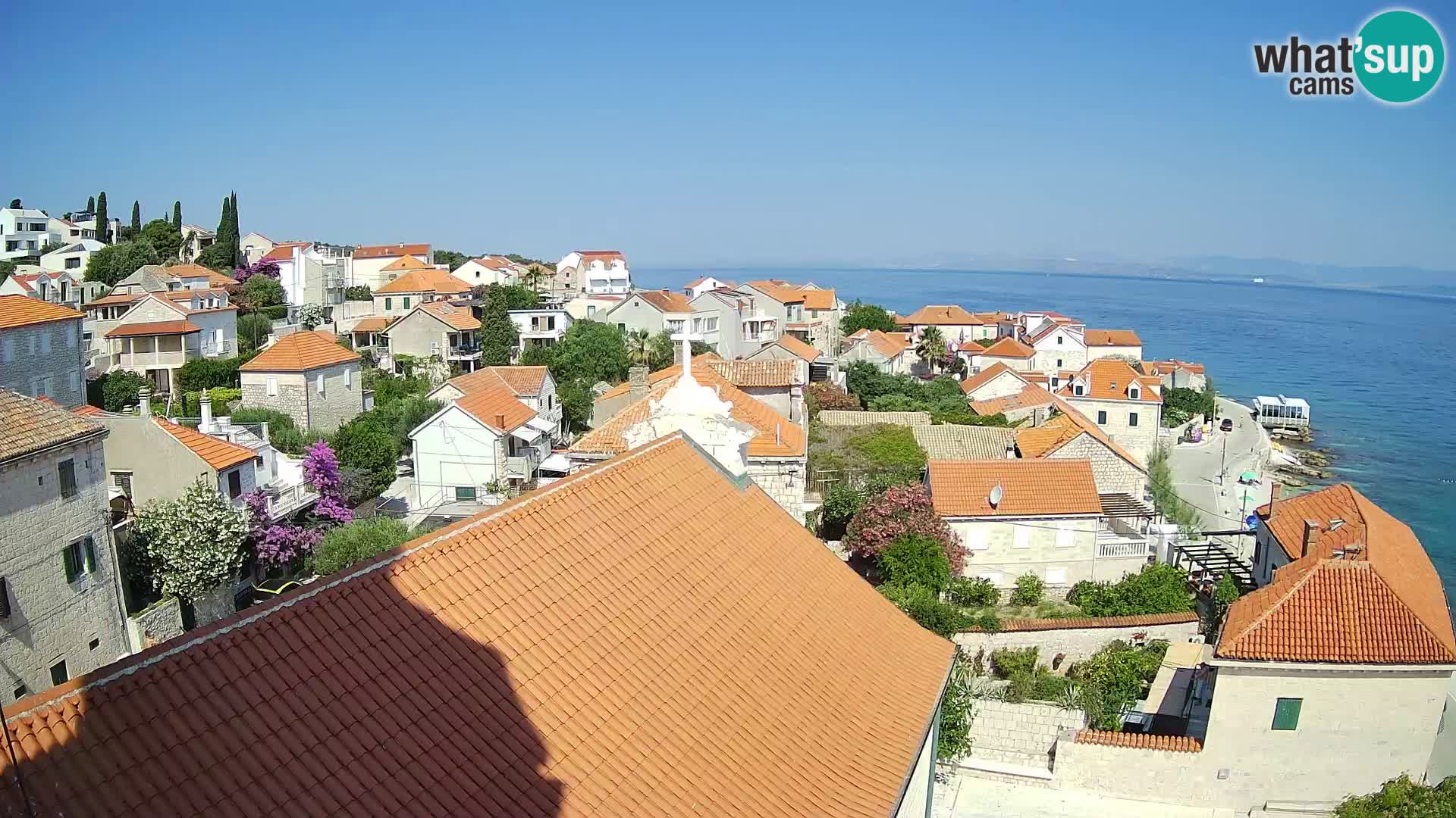 Spletna kamera Sutivan panorama – pogled v živo z otoka Brač