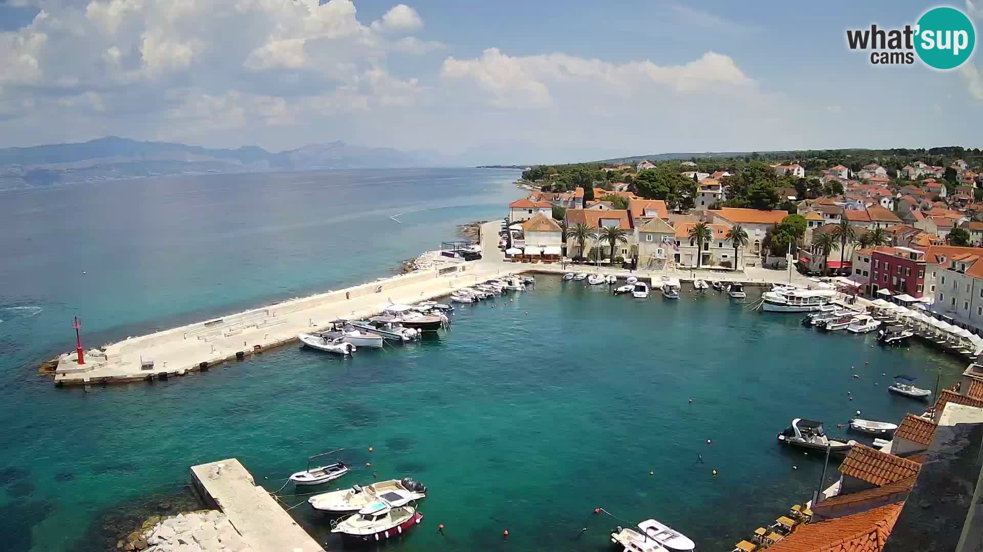 Webcam Sutivan Panorama – Vue en direct depuis l’île de Brač