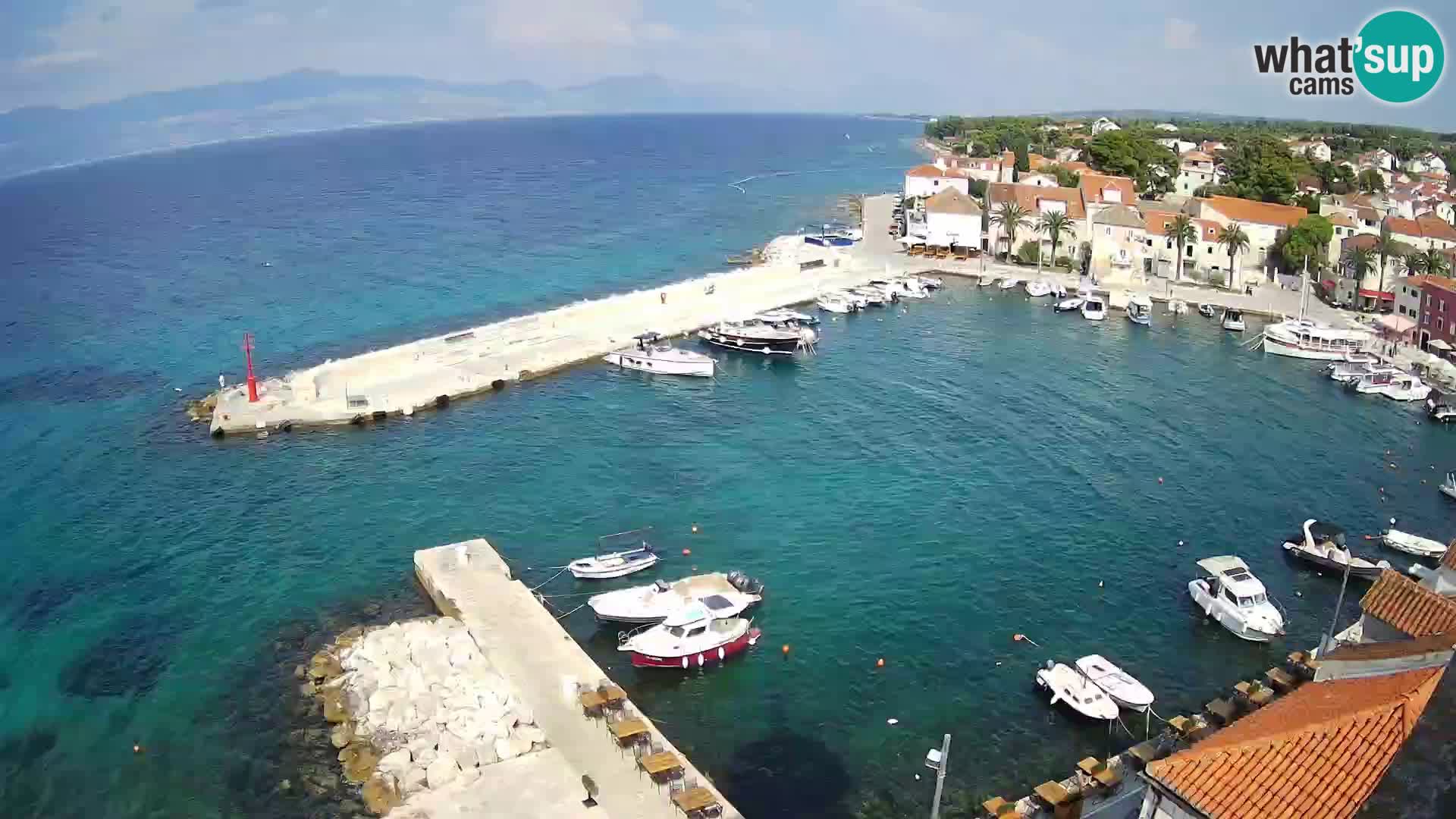 Webcam Sutivan Panorama – Vista en vivo desde la isla de Brač