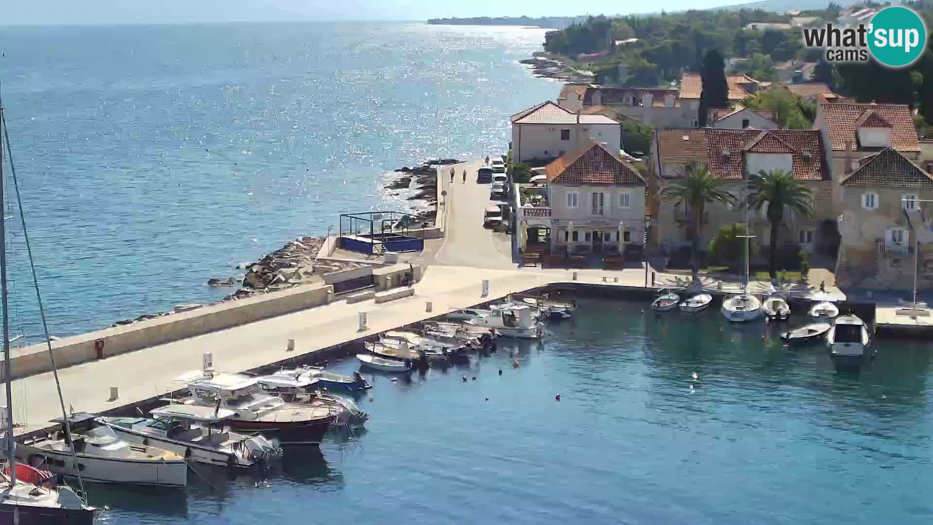Web kamera Sutivan panorama – Pogled uživo s otoka Brača