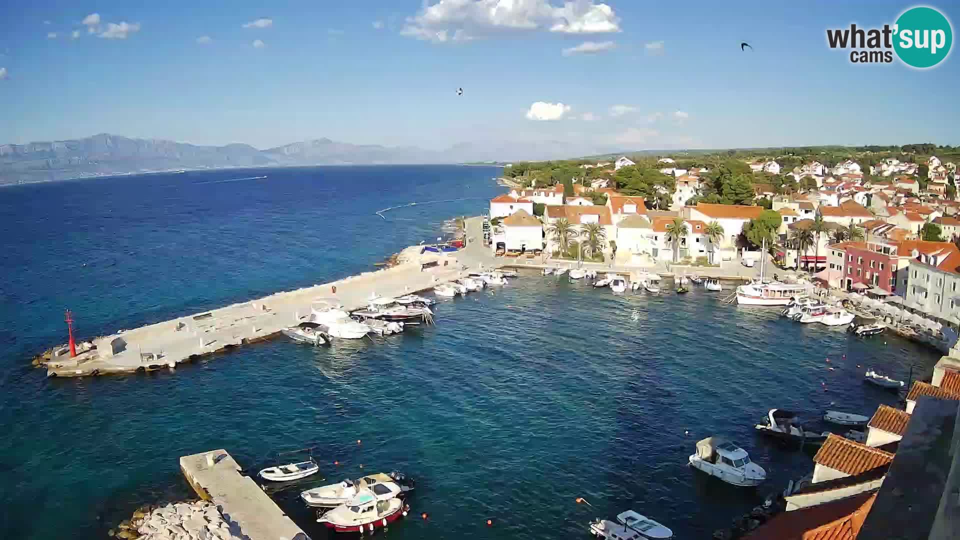 Webcam Sutivan Panorama – Vista en vivo desde la isla de Brač