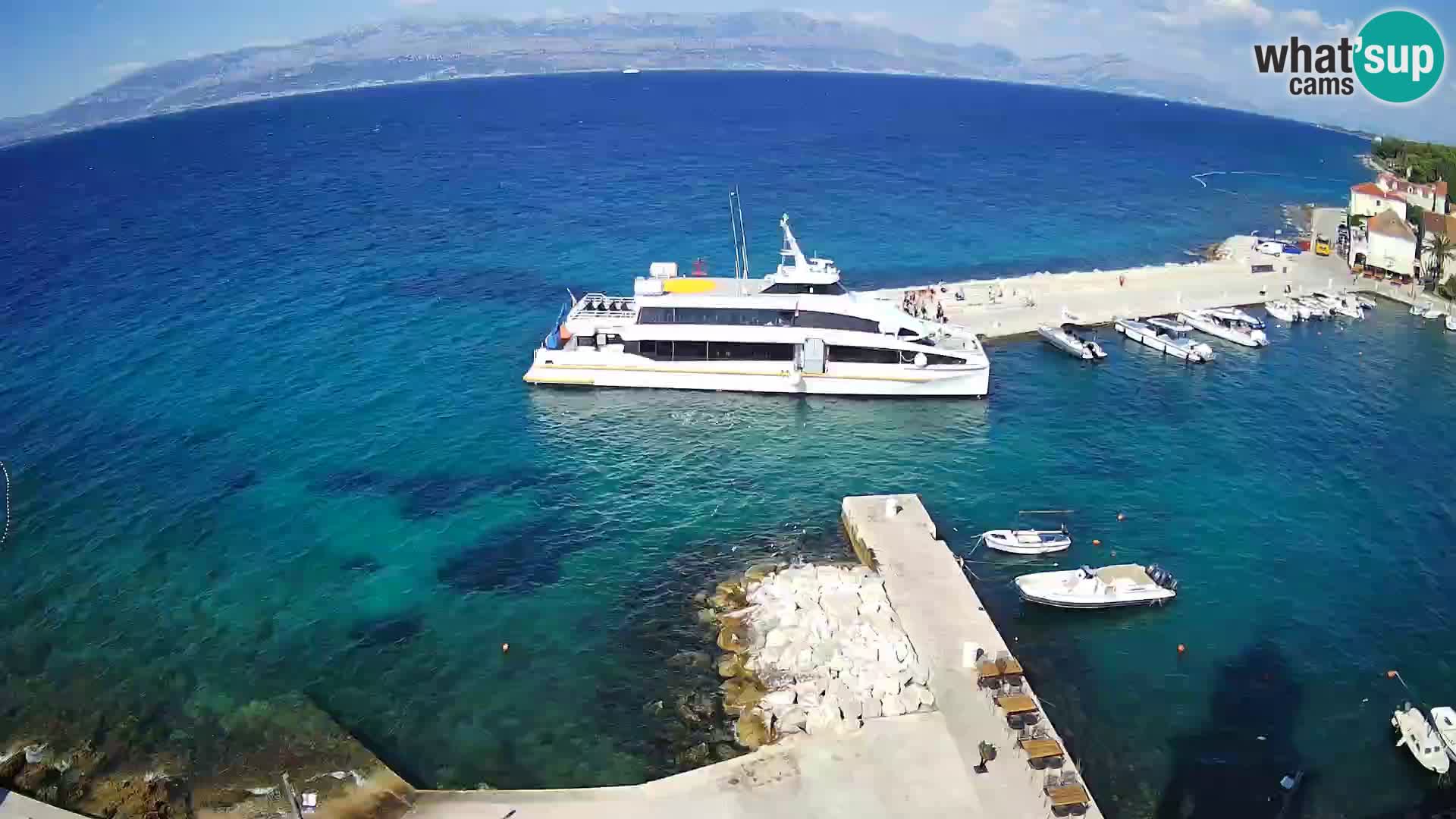 Webcam Sutivan Panorama – Vista en vivo desde la isla de Brač