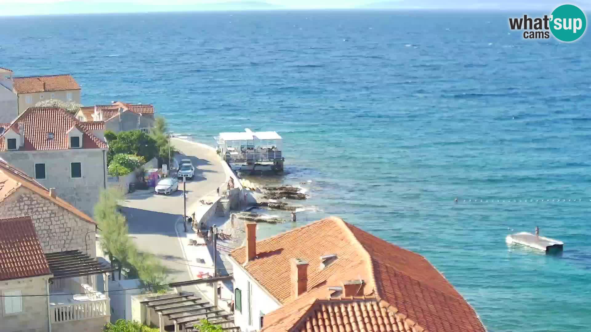 Webcam Sutivan panorama – Vista live dall’isola di Brač
