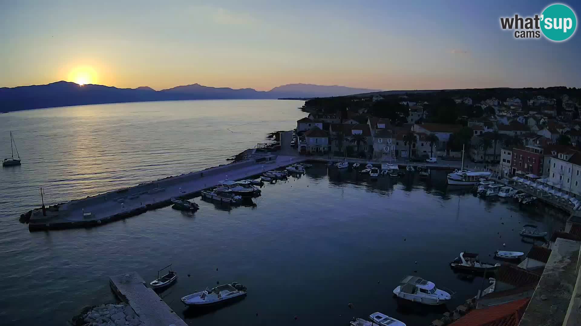 Webcam Sutivan panorama – Vista live dall’isola di Brač