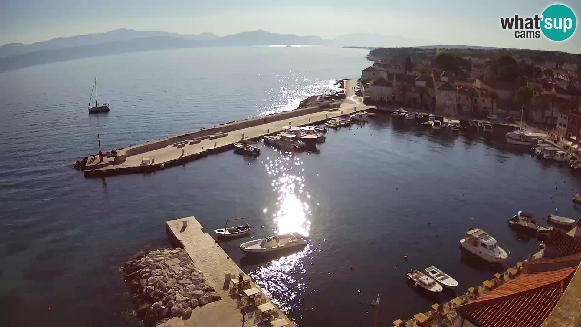 Webcam Sutivan panorama – Vista live dall’isola di Brač