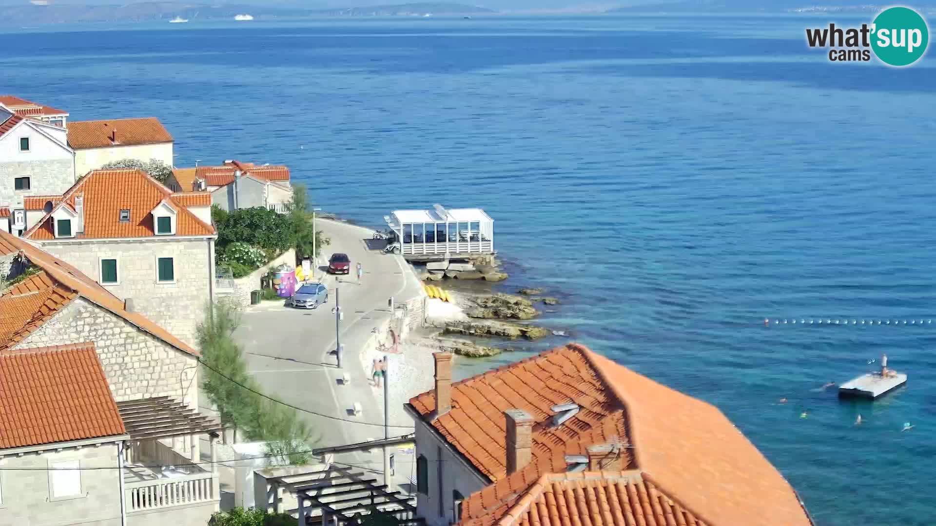 Spletna kamera Sutivan panorama – pogled v živo z otoka Brač