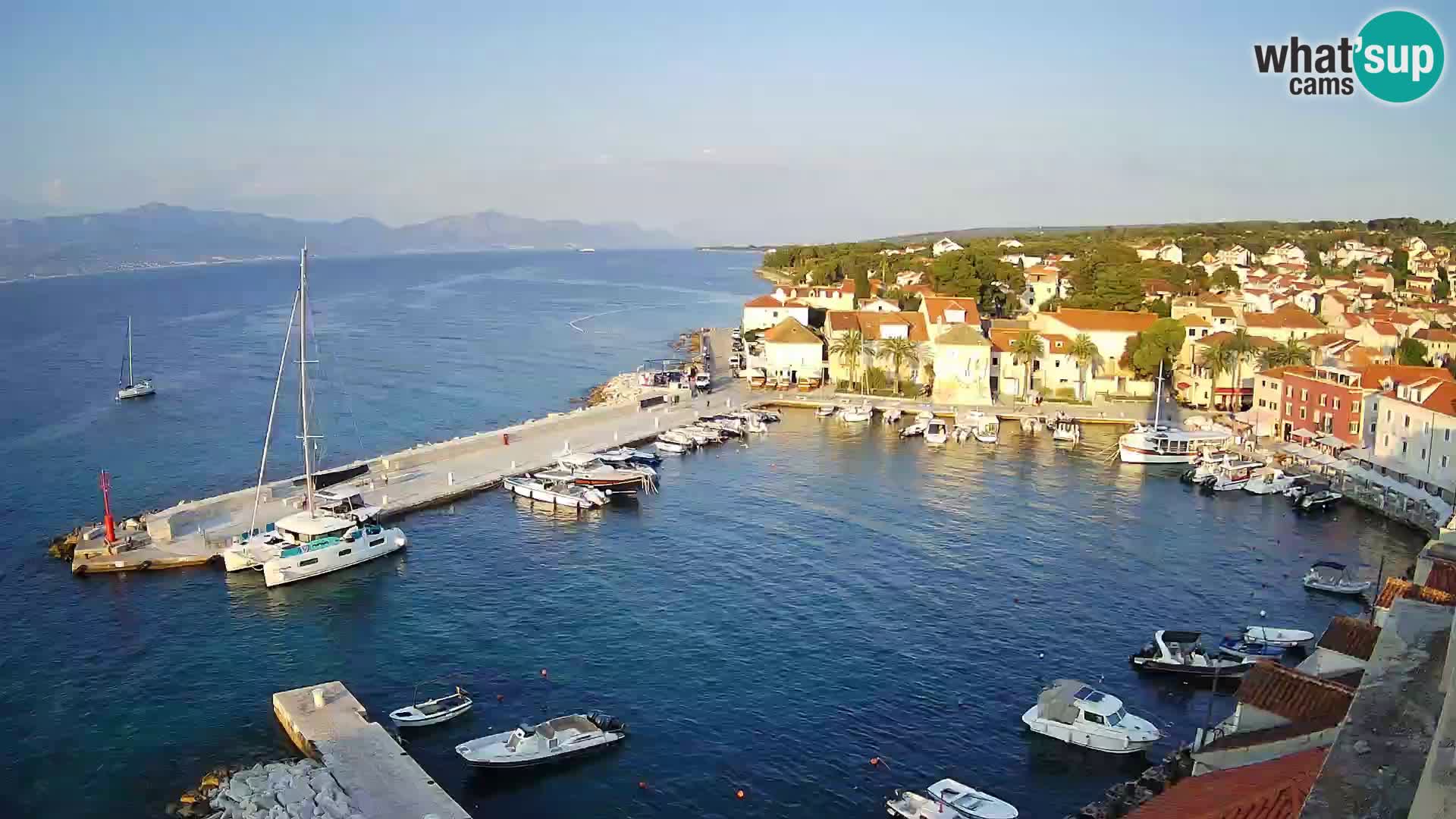 Webcam Sutivan panorama – Vista live dall’isola di Brač