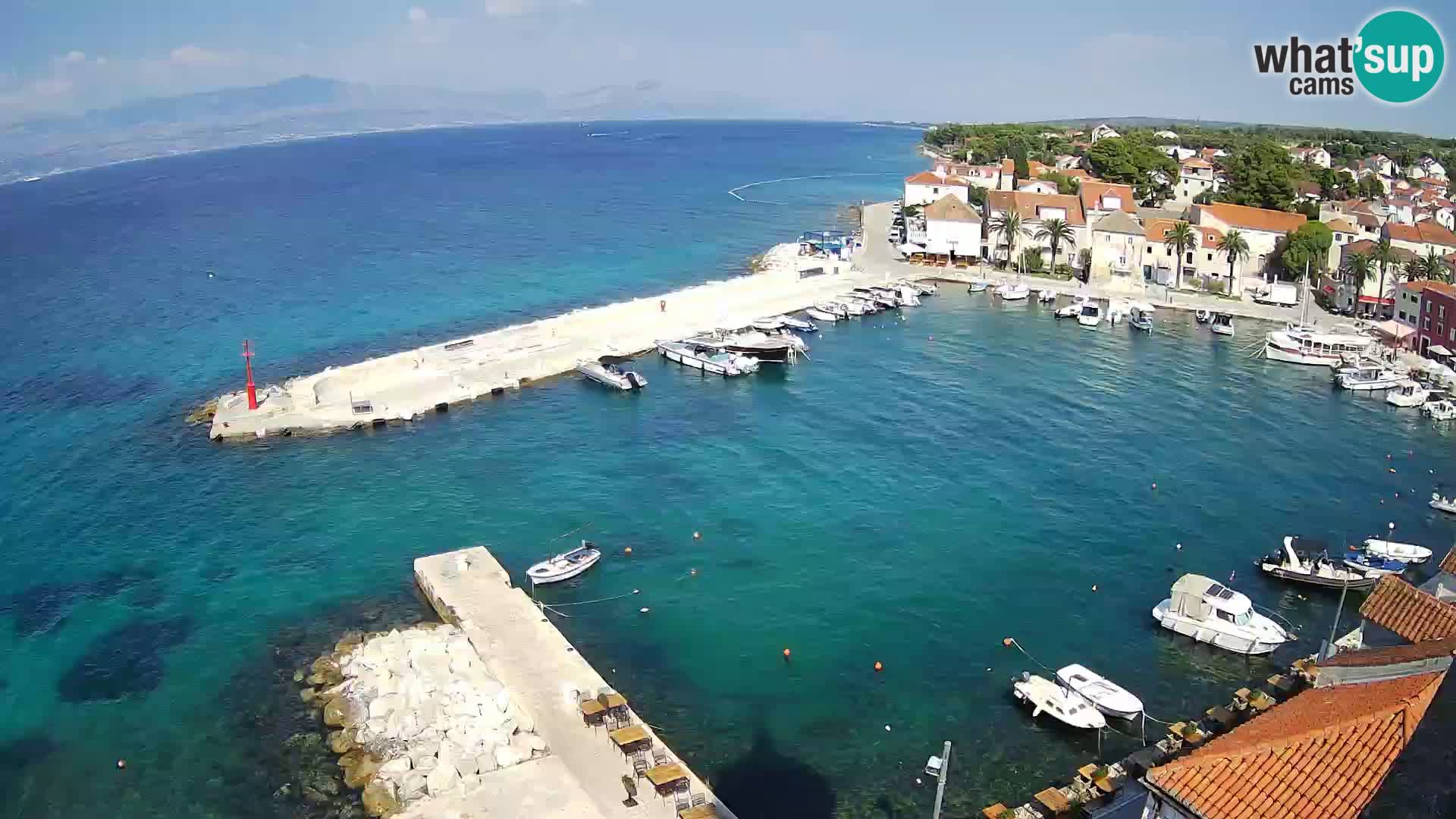 Webcam Sutivan panorama – Vista live dall’isola di Brač