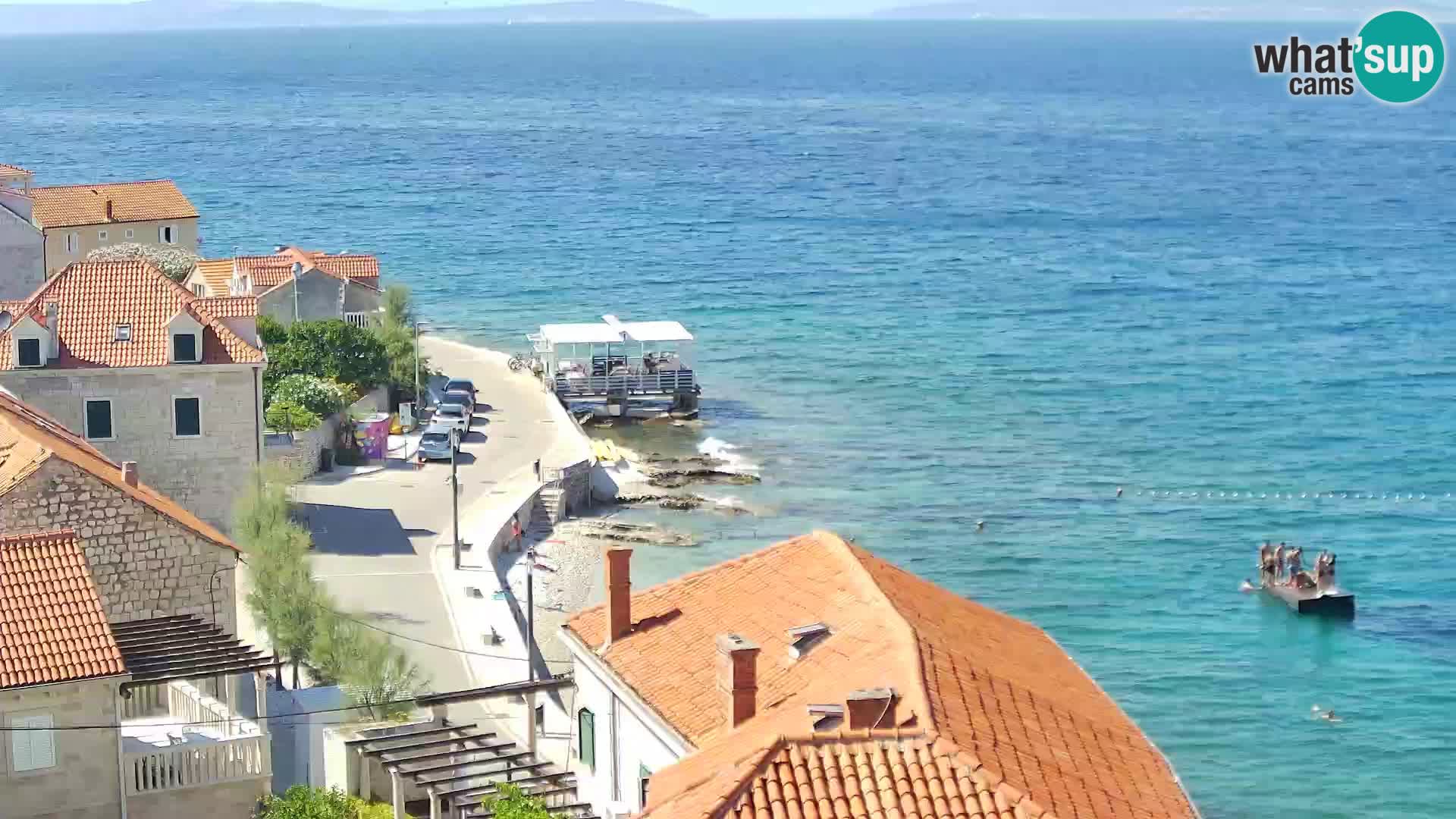 Webcam Sutivan panorama – Vista live dall’isola di Brač